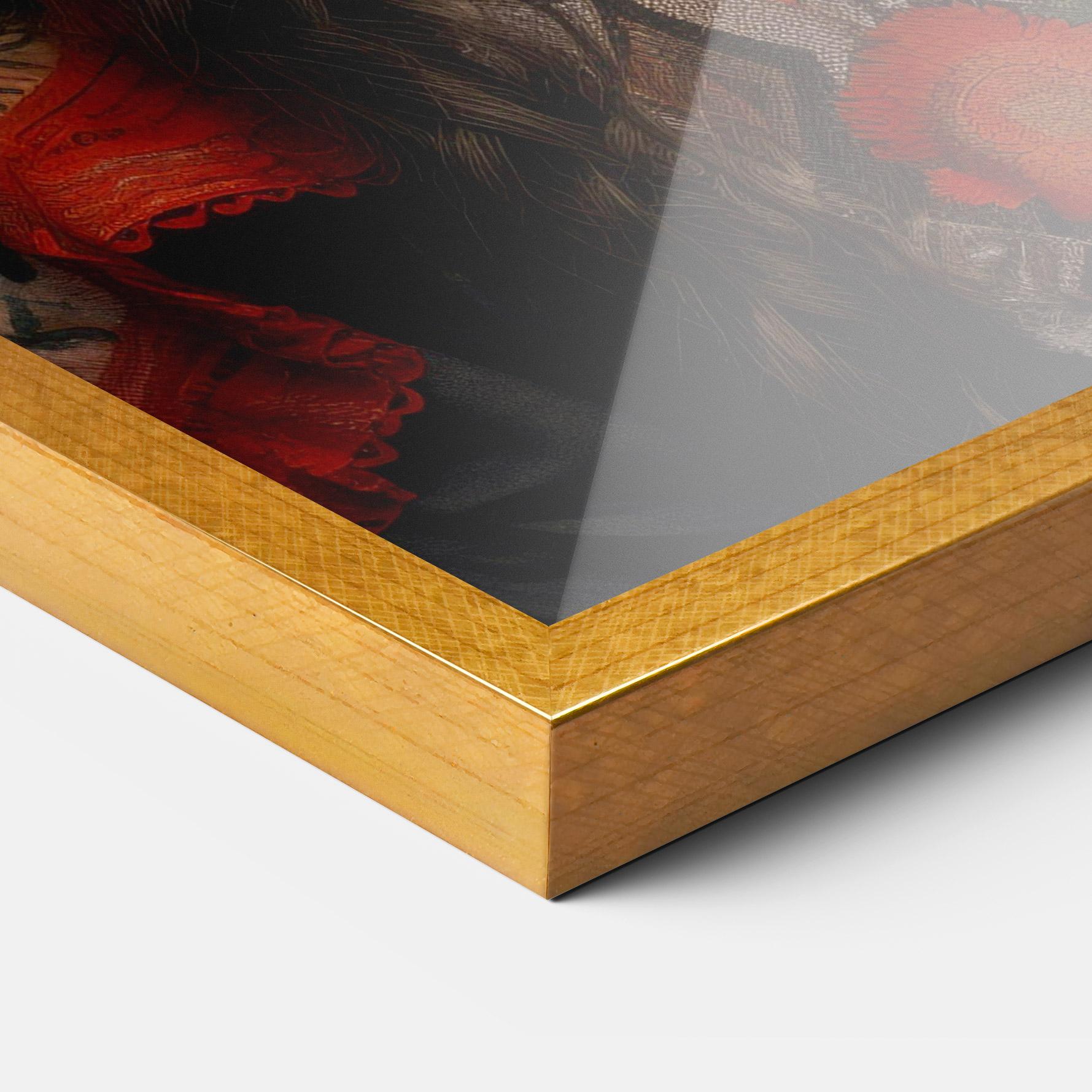 Gerahmte Poster Mexican Traditional Dress mockup 3