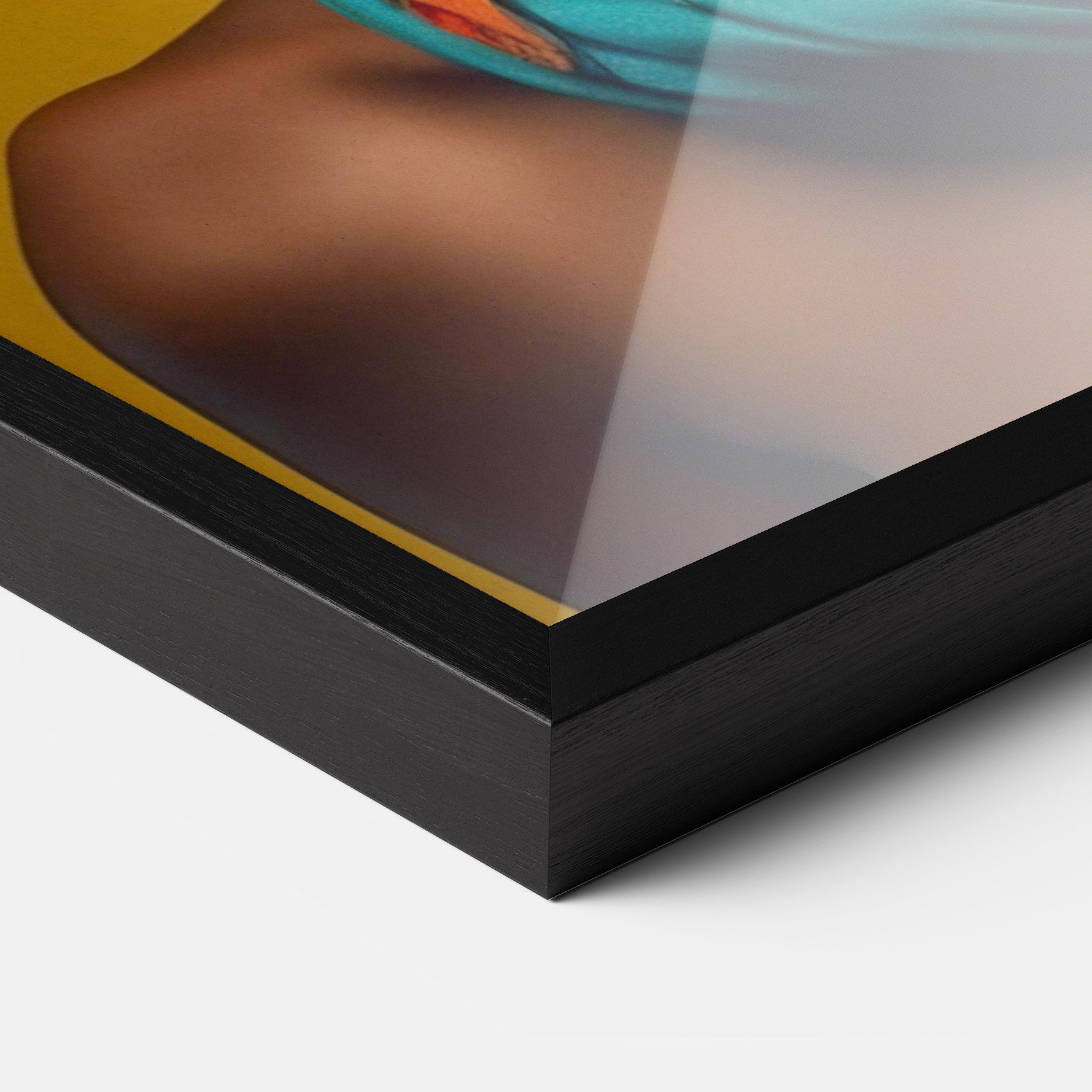 African Yellow Portrait mockup 3