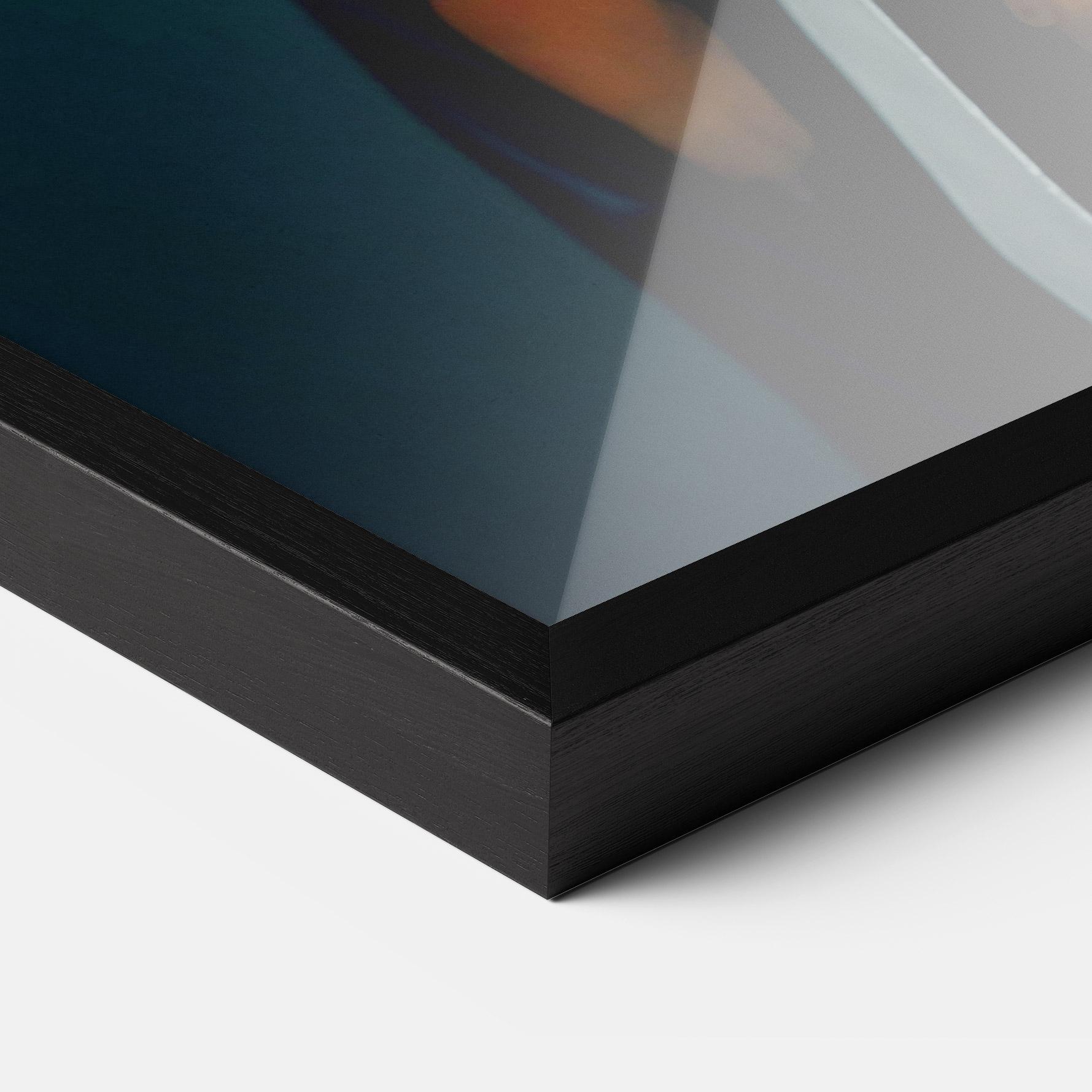 Gerahmte Poster Asian Painted Woman mockup 3