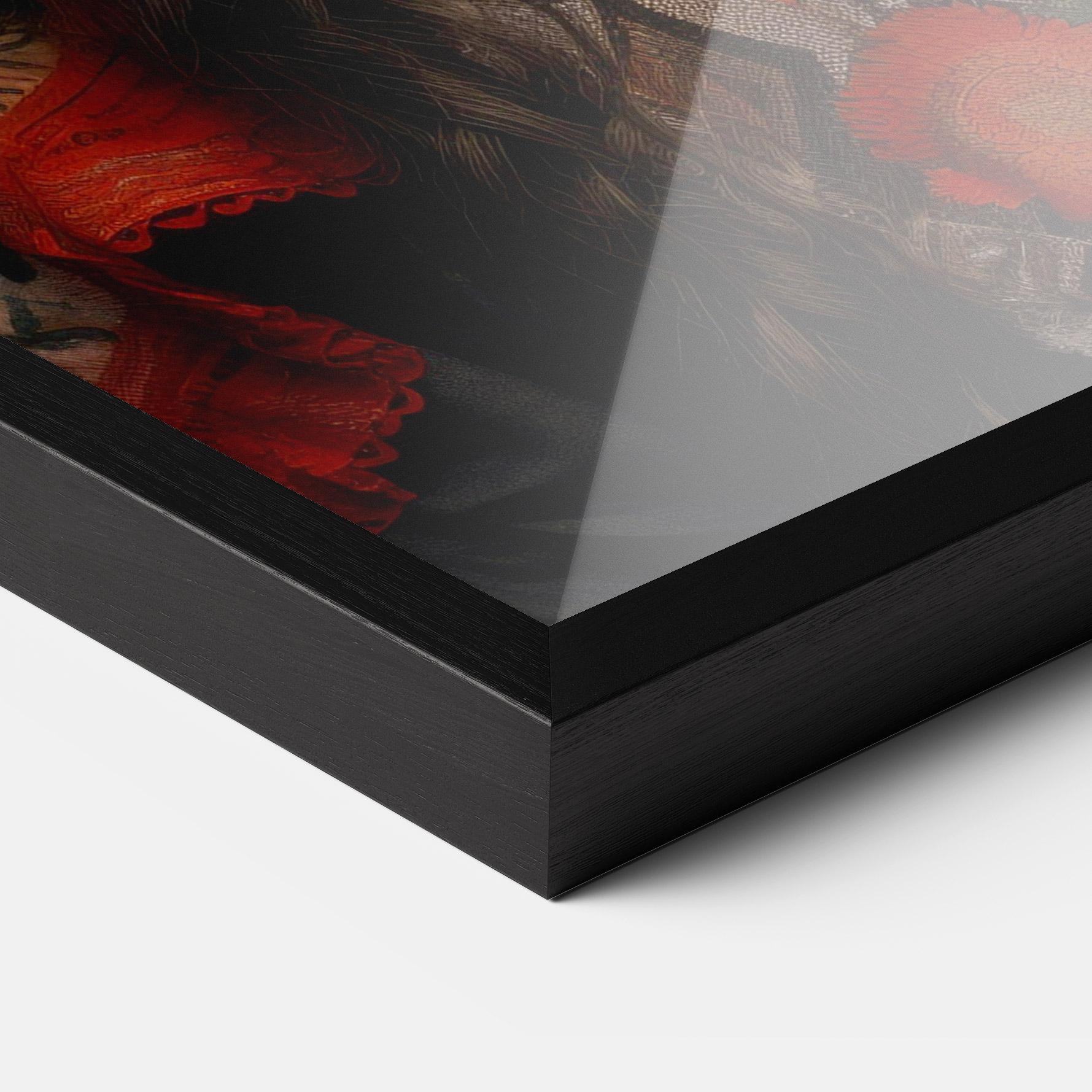 Gerahmte Poster Mexican Traditional Dress mockup 3