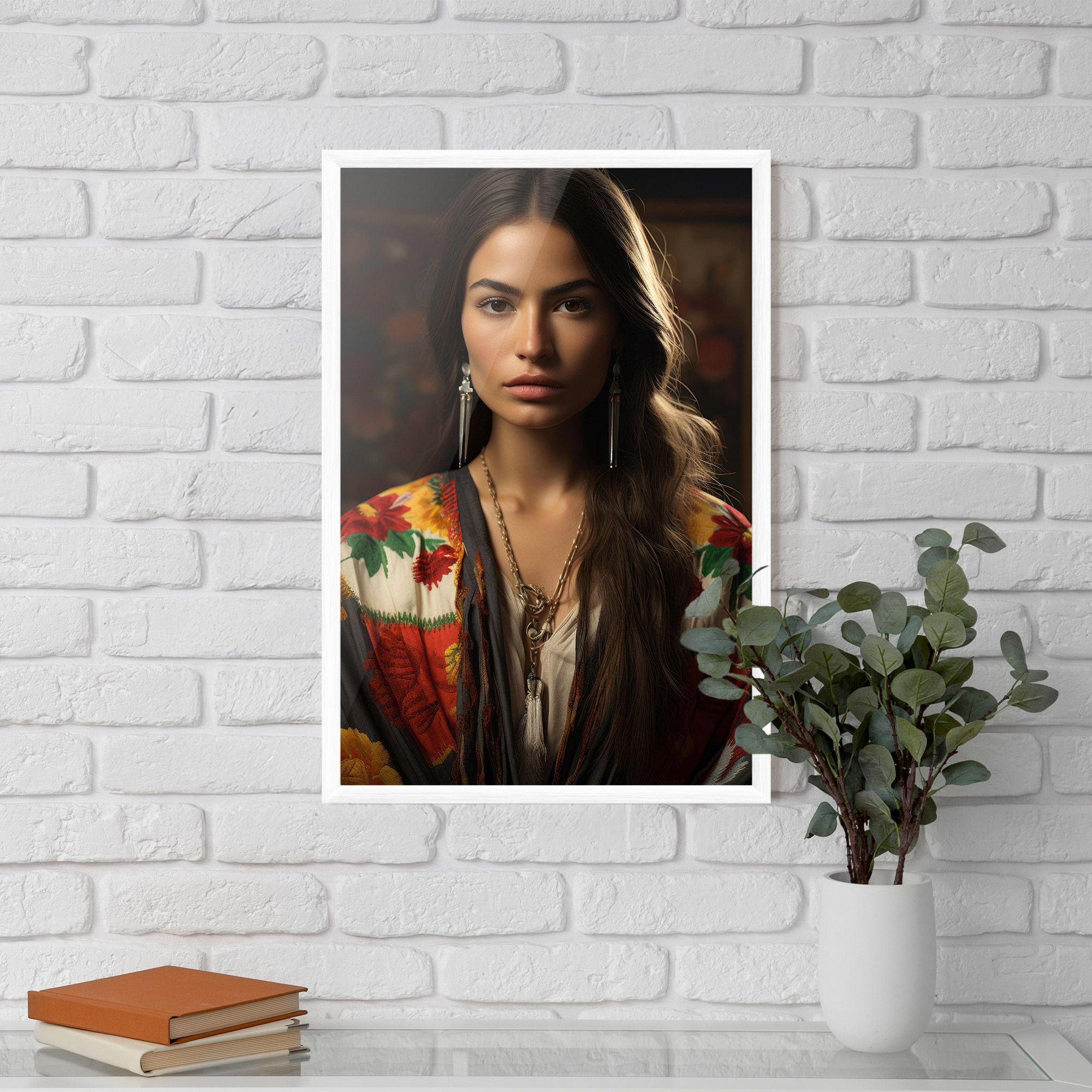 Colorful Shawl mockup 5