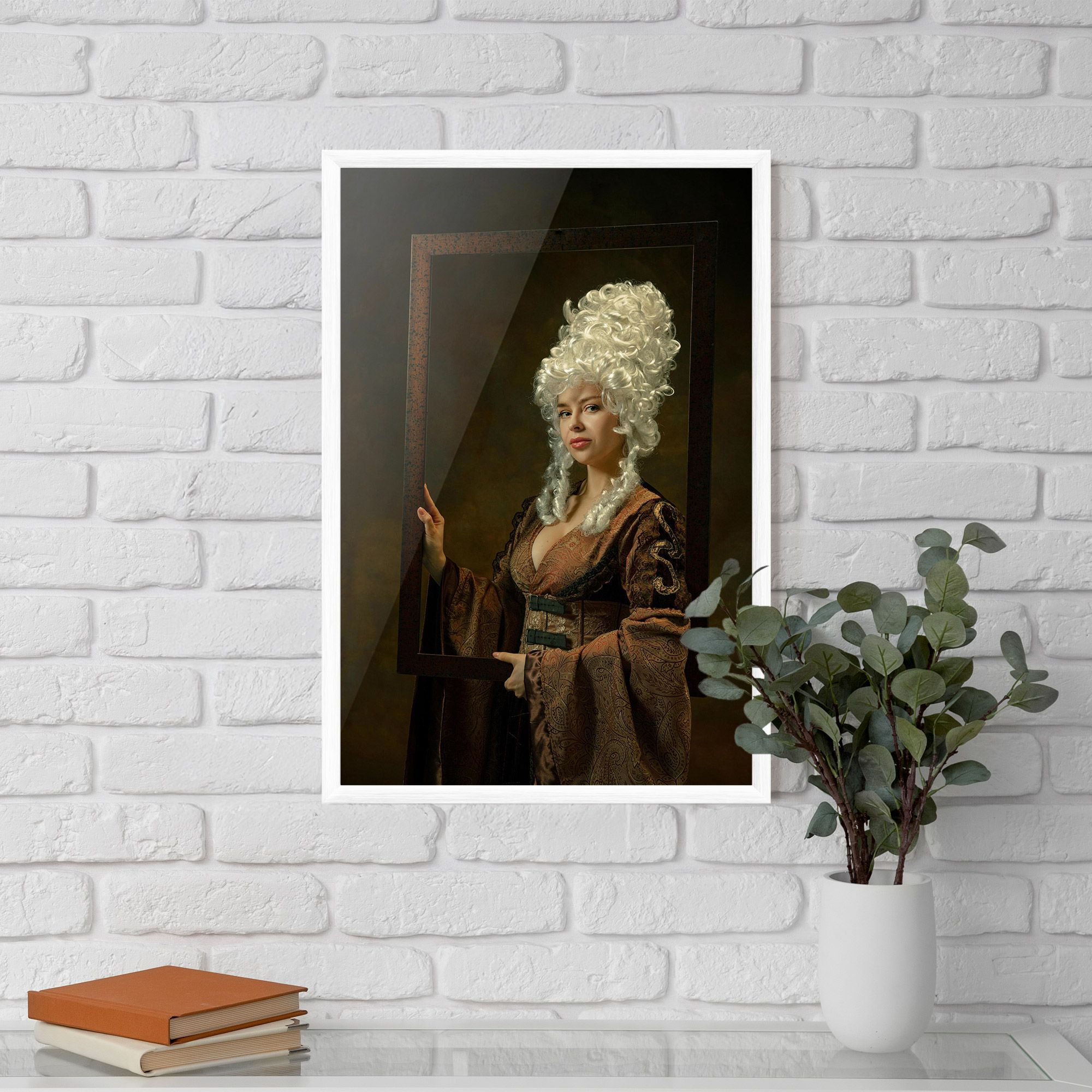 Medieval Young Woman mockup 5