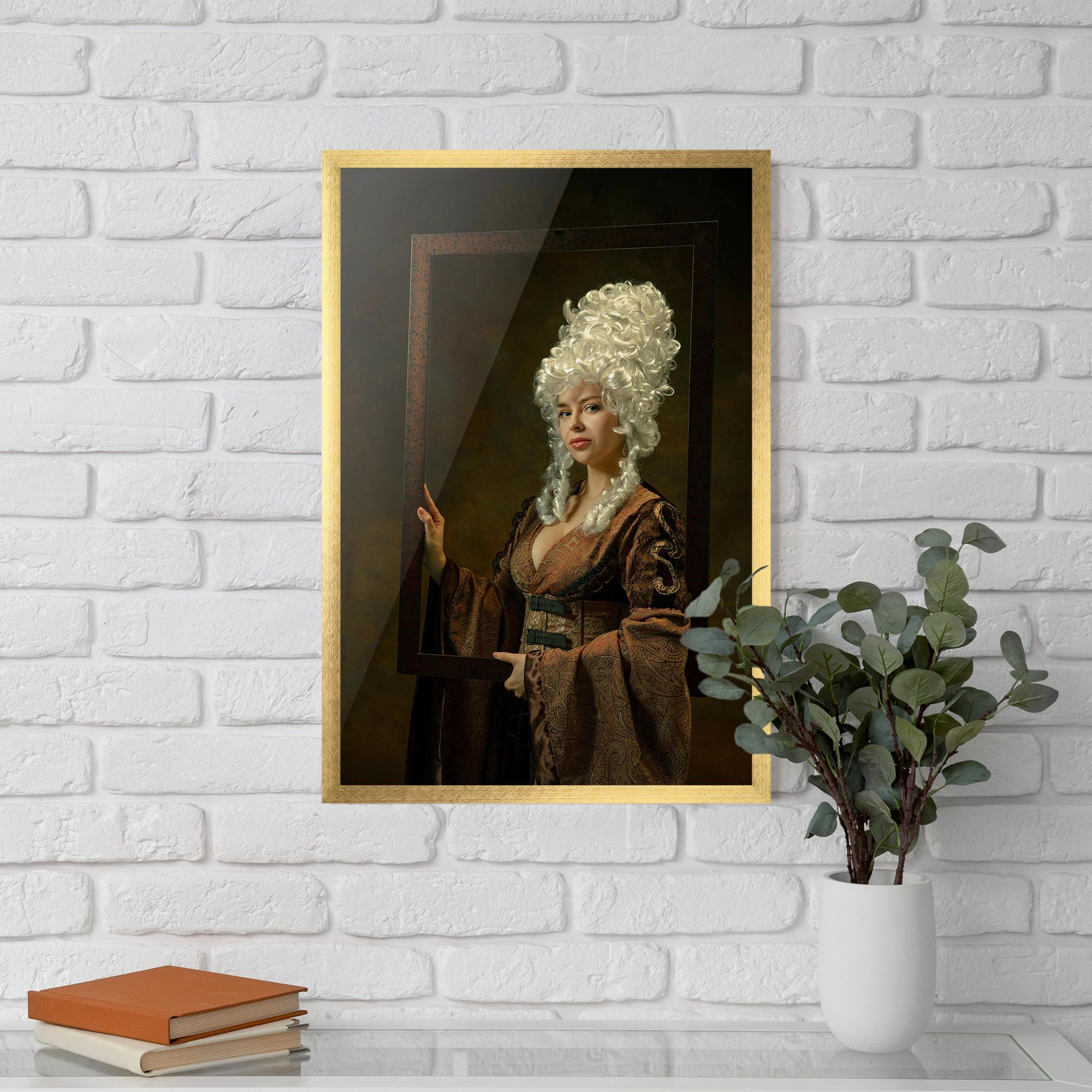 Medieval Young Woman mockup 5