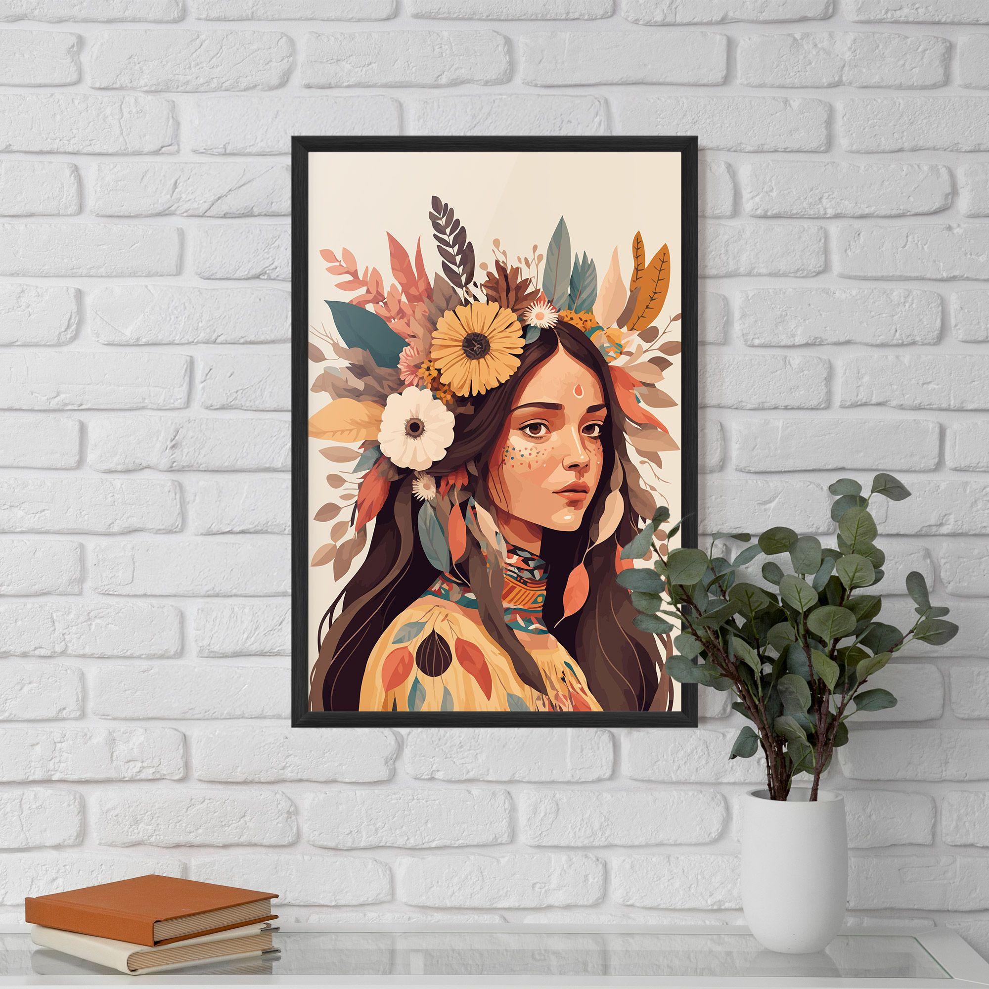 Boho Girl mockup 5