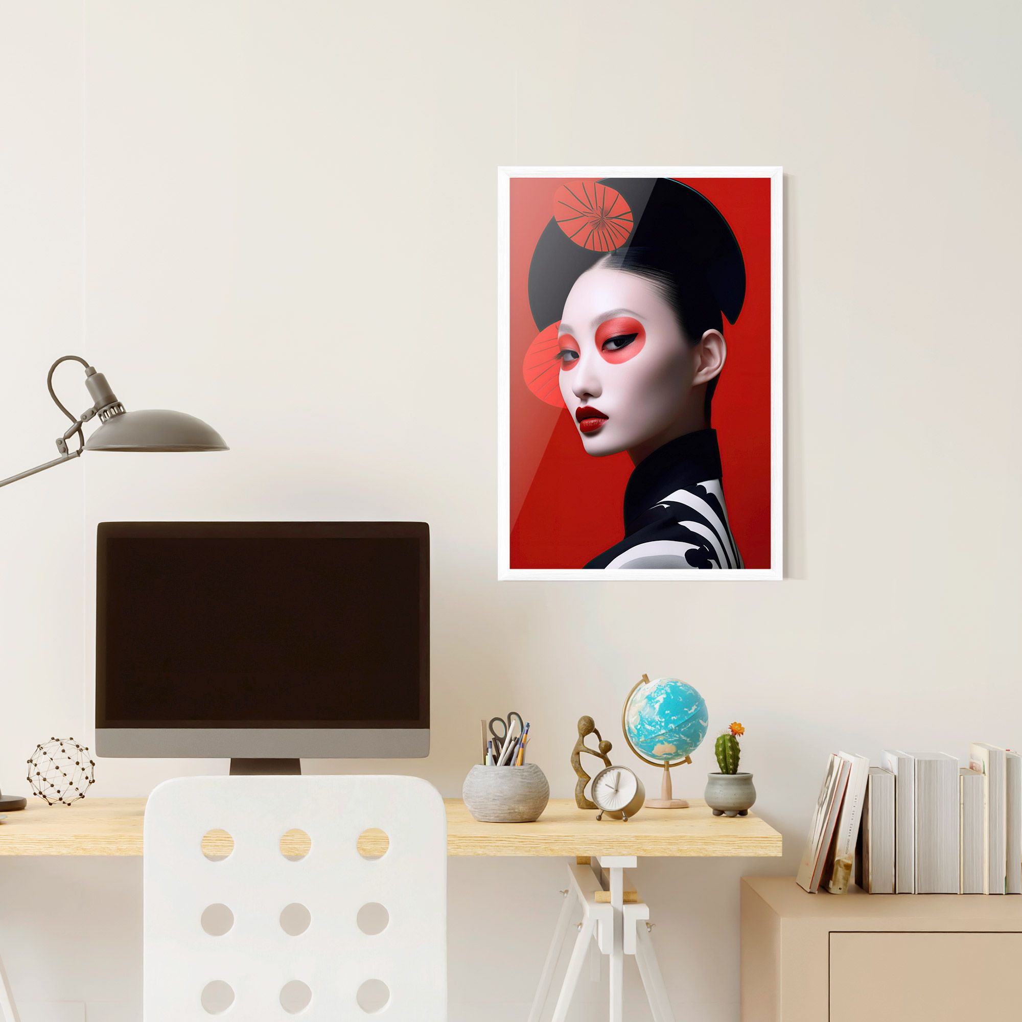 Asiatic Red Makeup mockup 6