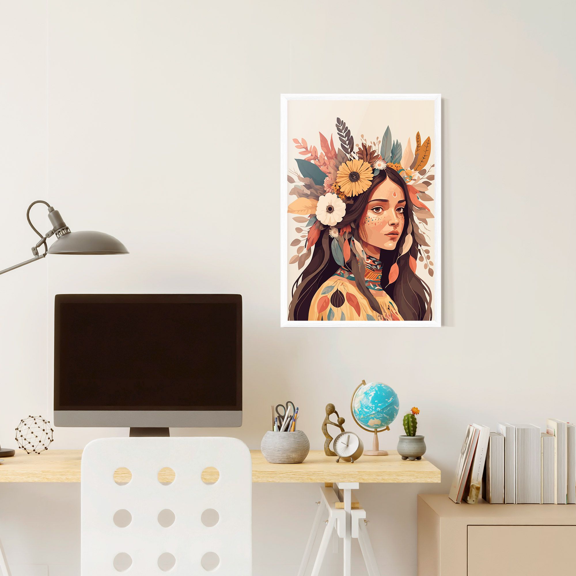 Boho Girl mockup 6