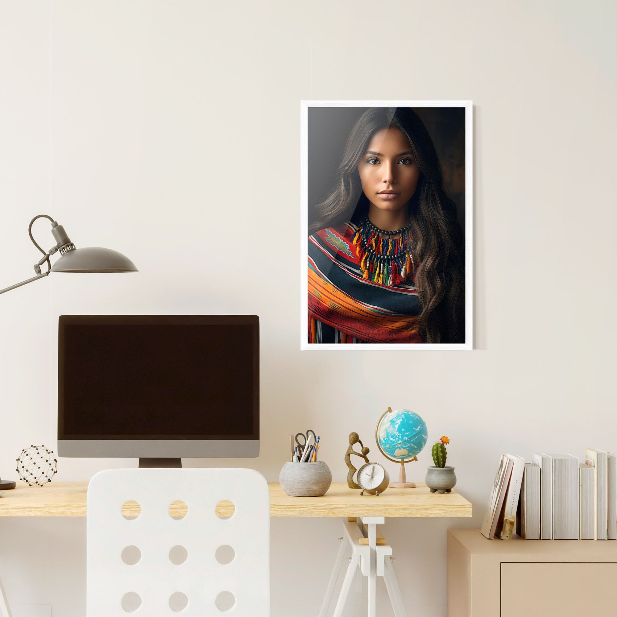 Colorful Scarf mockup 6
