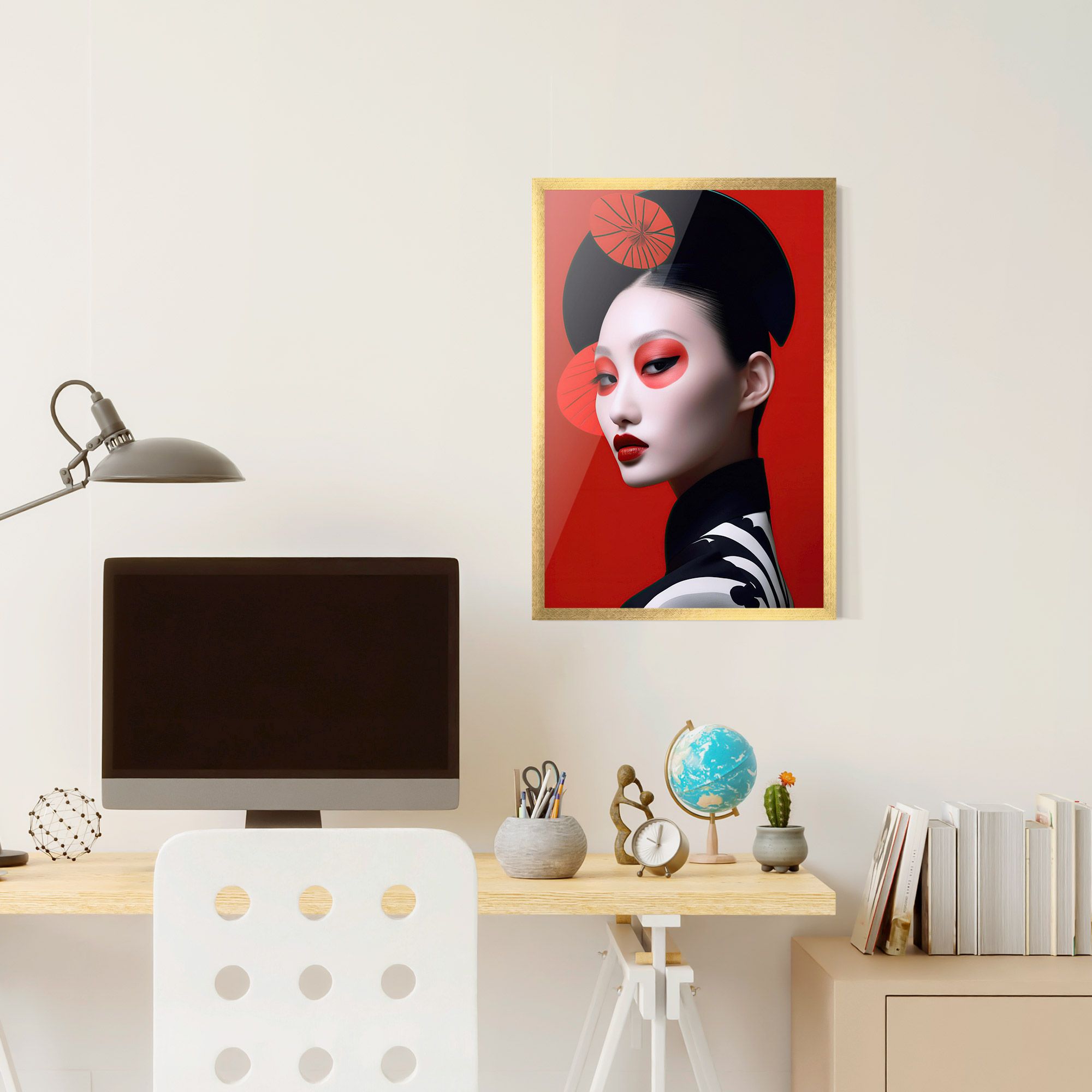 Asiatic Red Makeup mockup 6