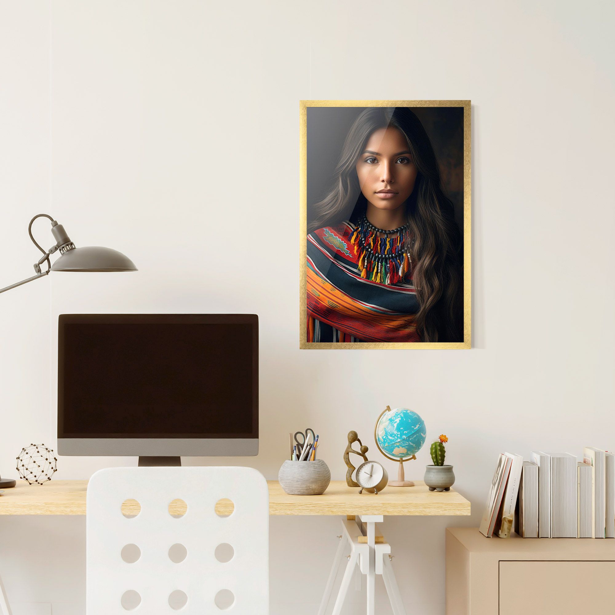 Colorful Scarf mockup 6