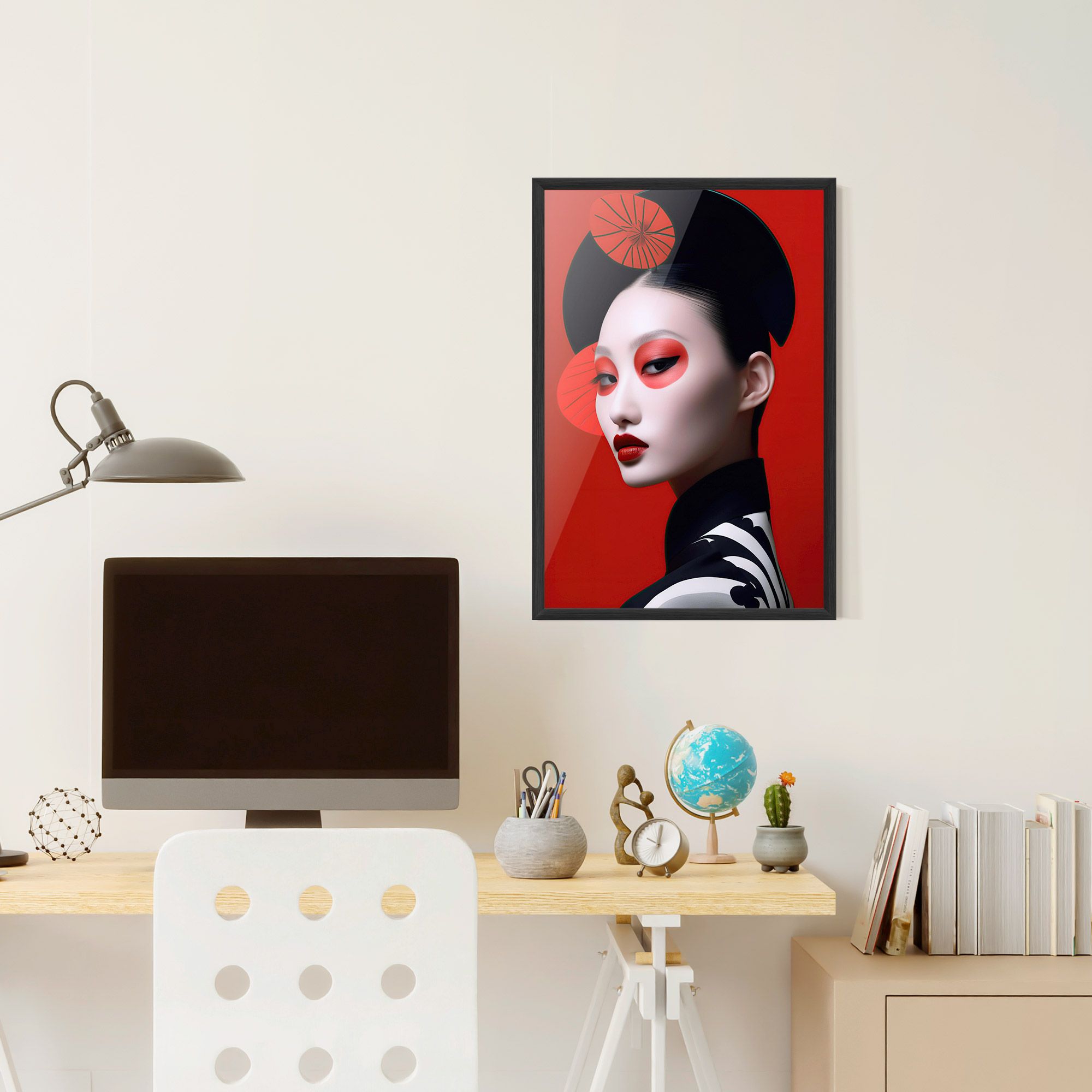 Asiatic Red Makeup mockup 6