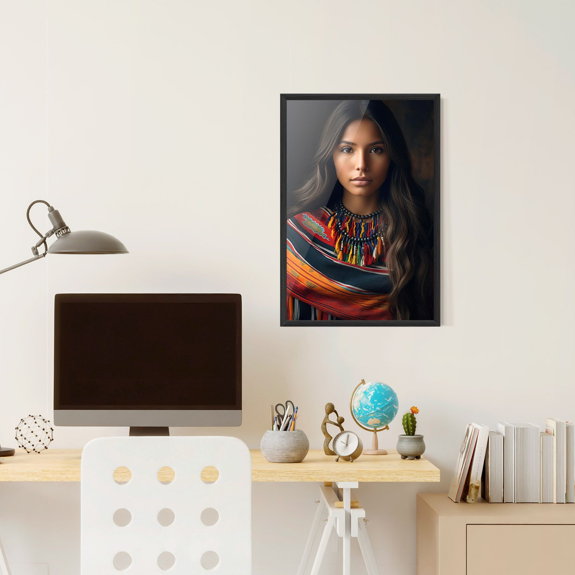 Colorful Scarf mockup 6