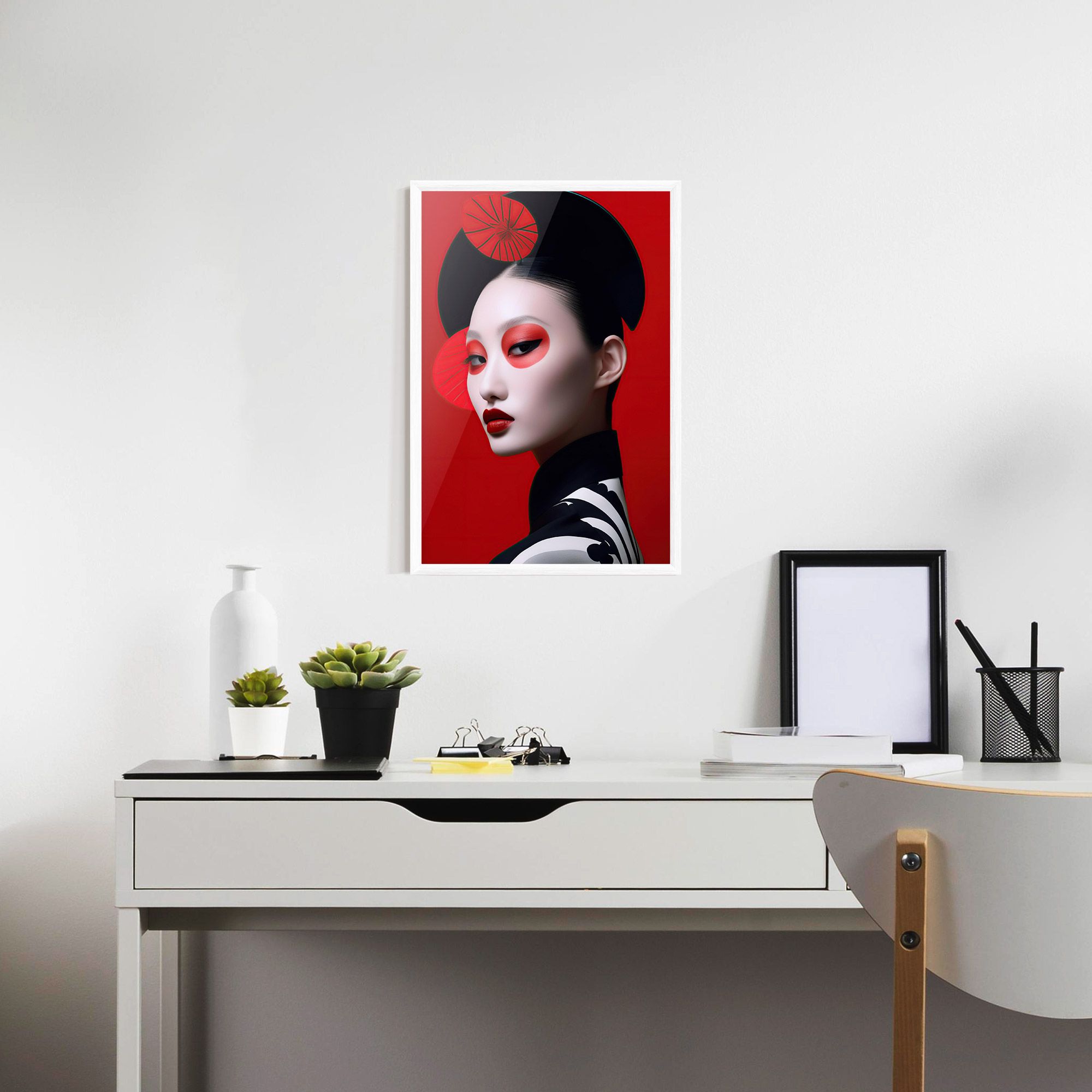 Asiatic Red Makeup mockup 7
