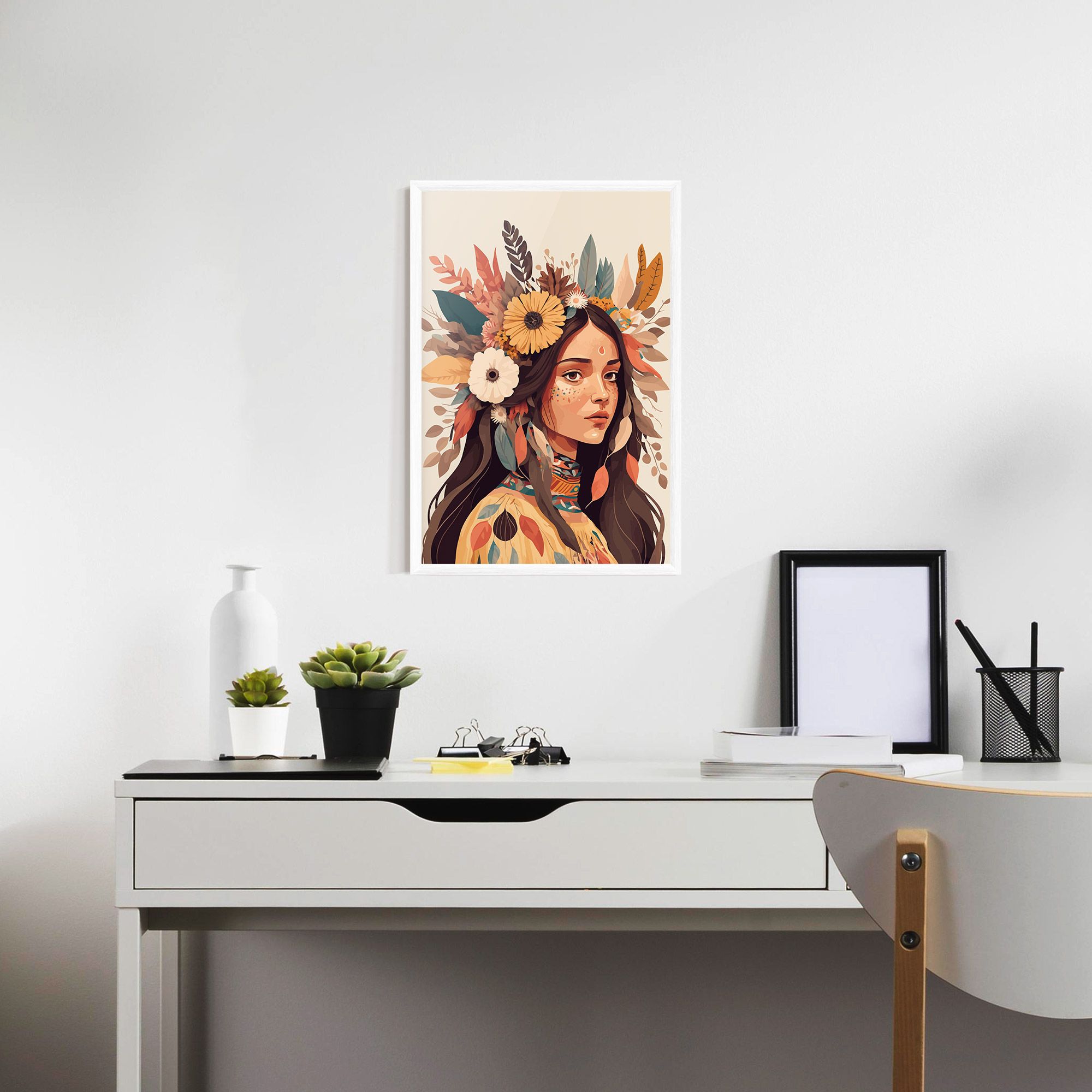 Boho Girl mockup 7