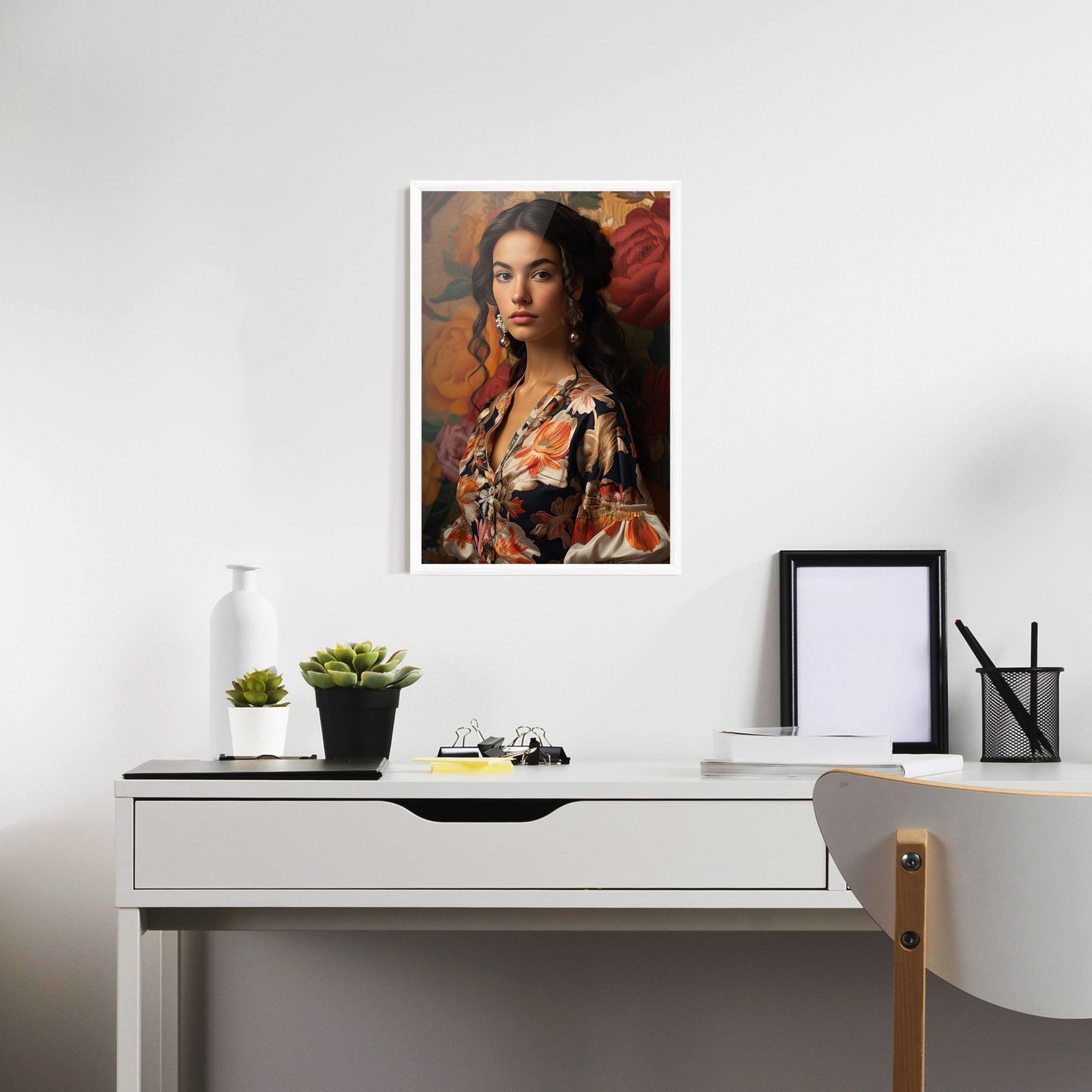 Floral Dress Lady mockup 7