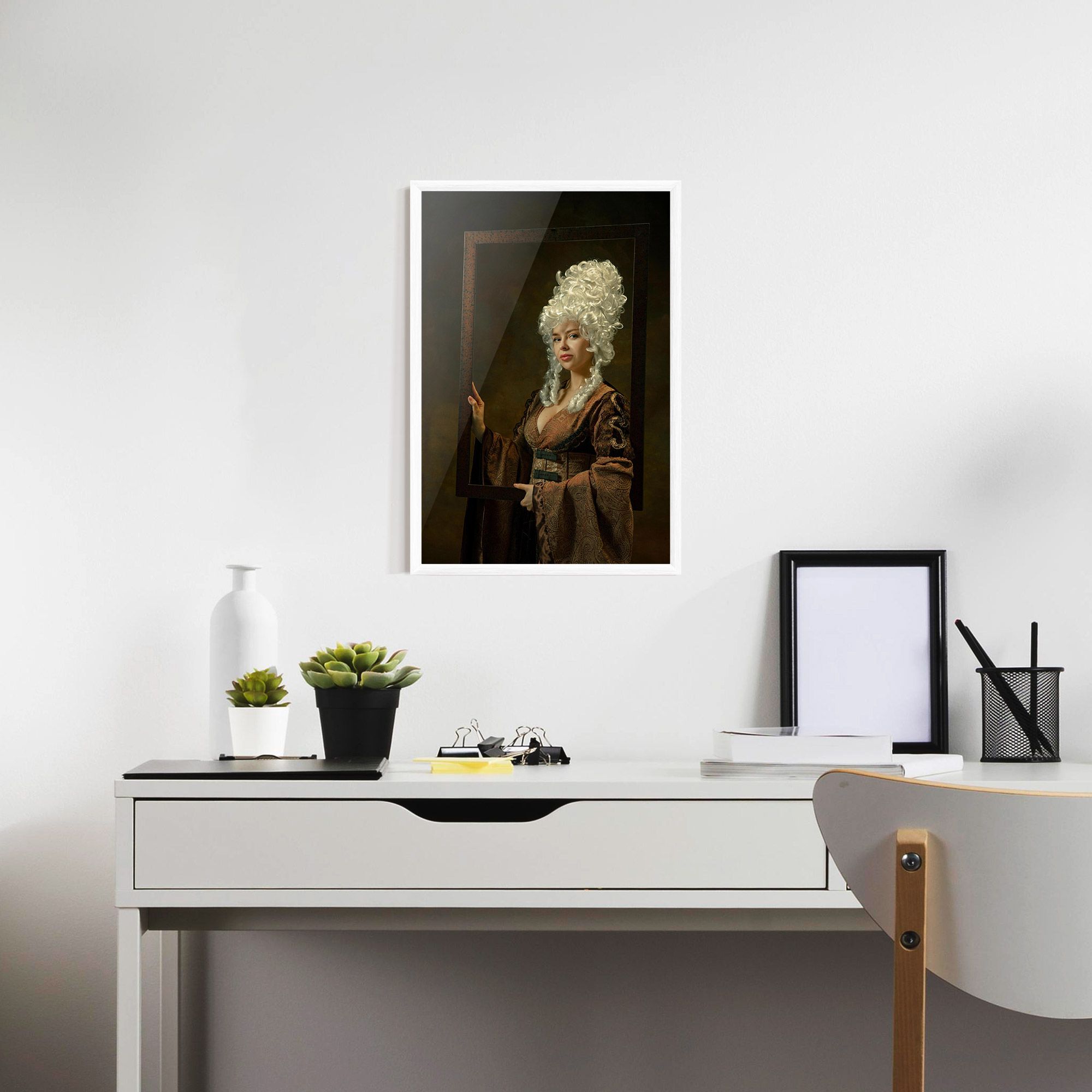 Medieval Young Woman mockup 7