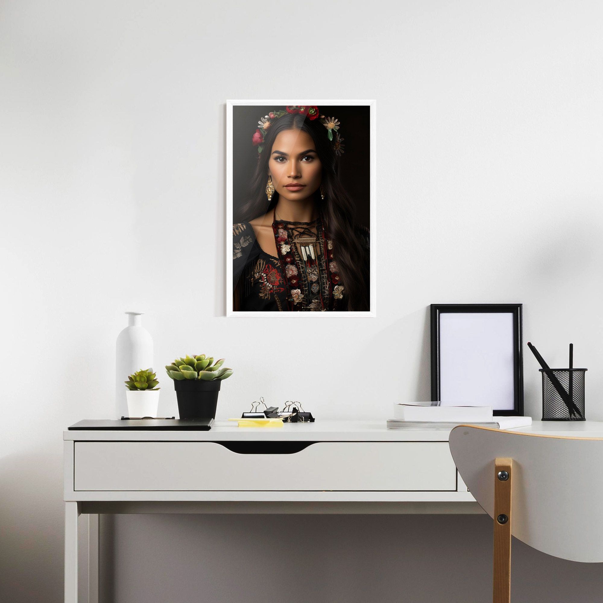 Native American Long Hair mockup 7