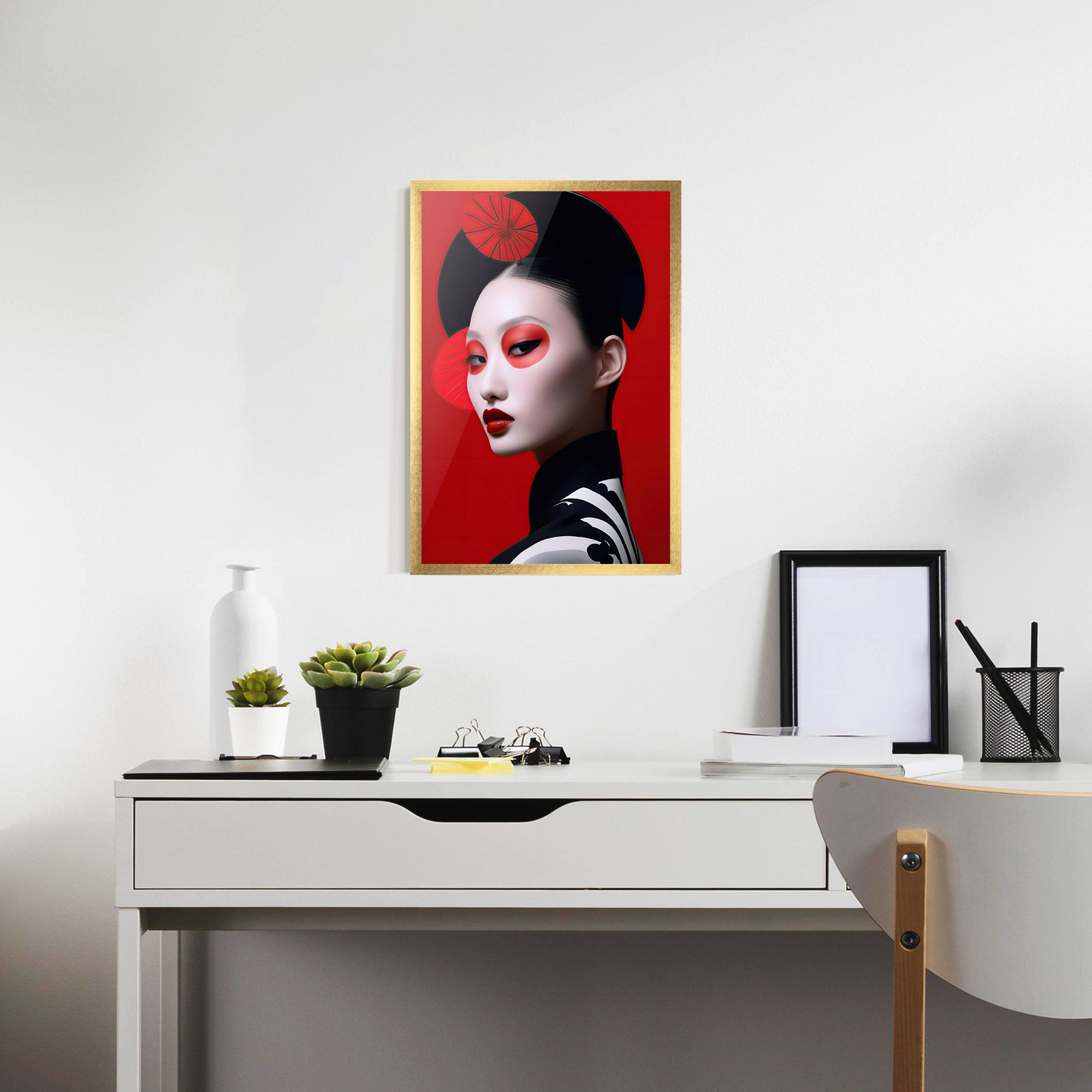 Asiatic Red Makeup mockup 7