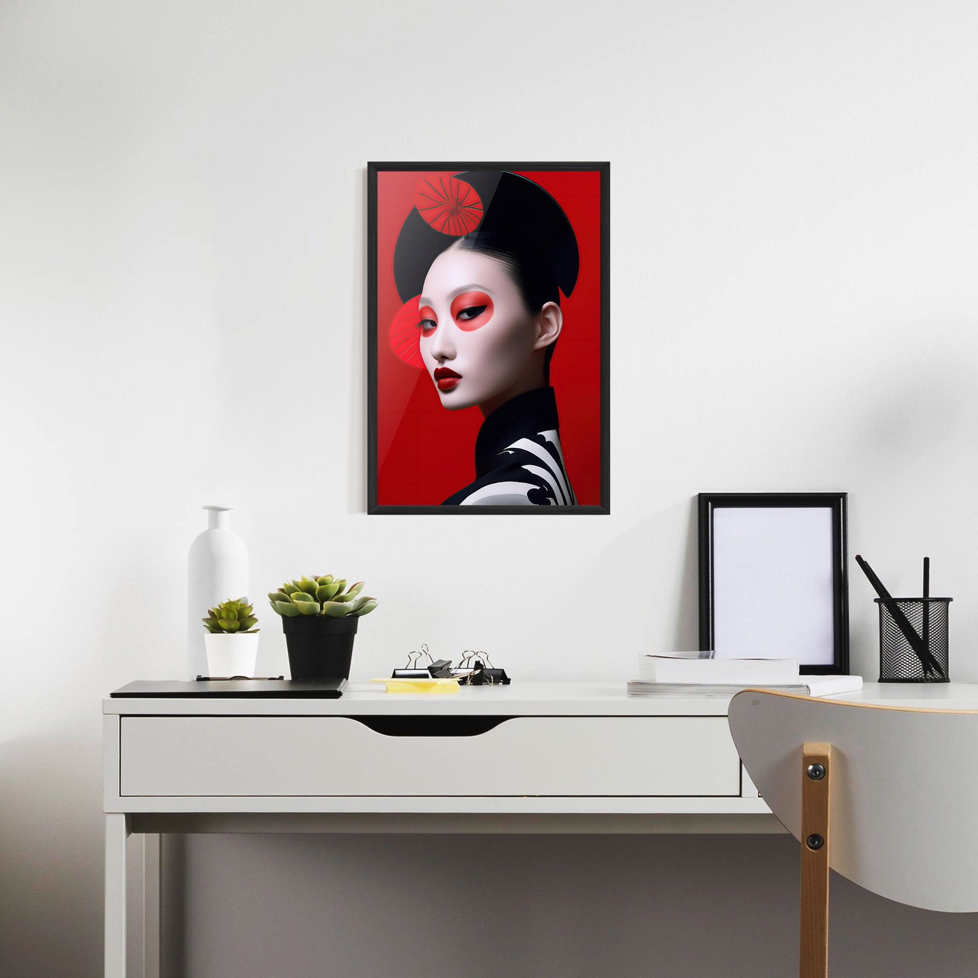 Asiatic Red Makeup mockup 7