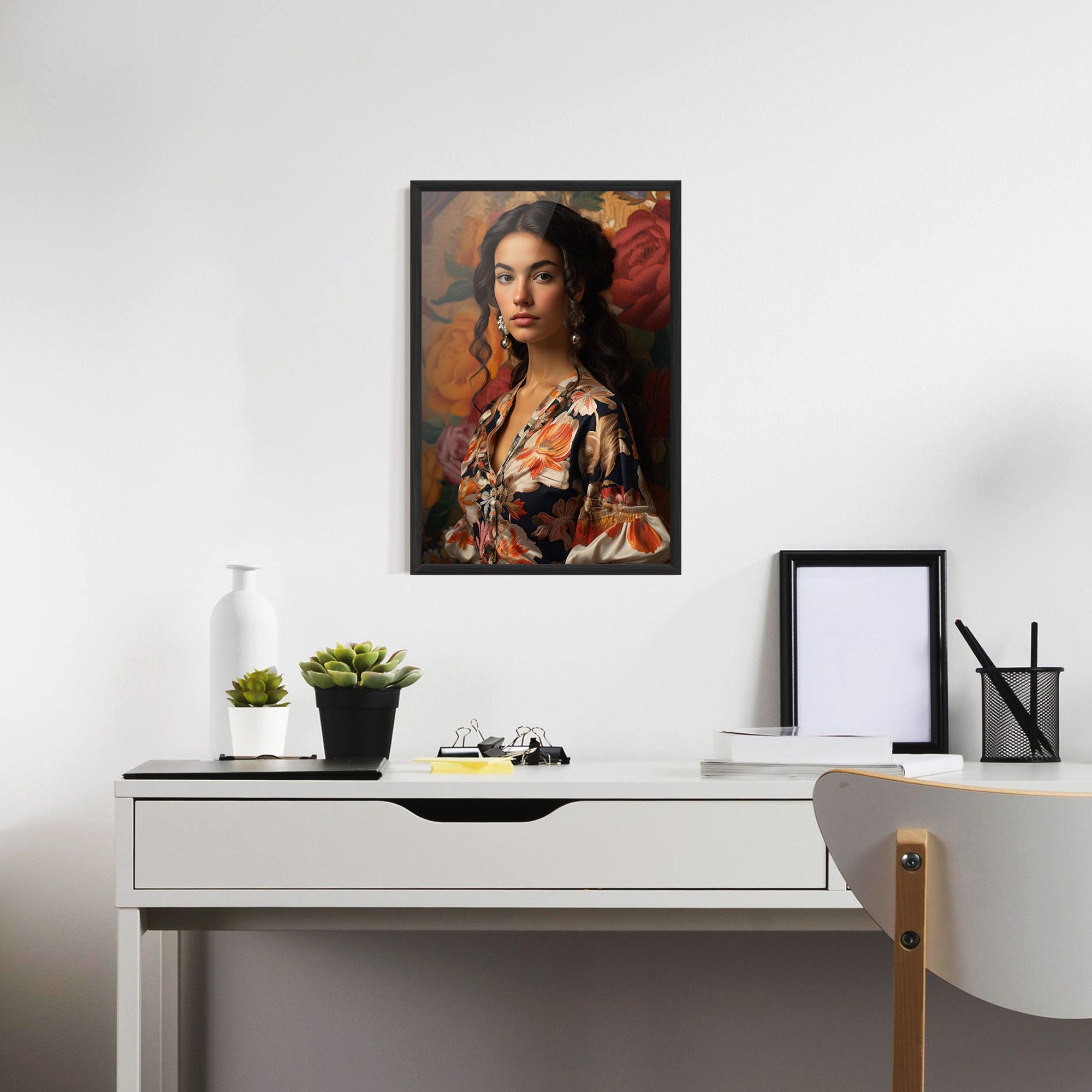 Floral Dress Lady mockup 7
