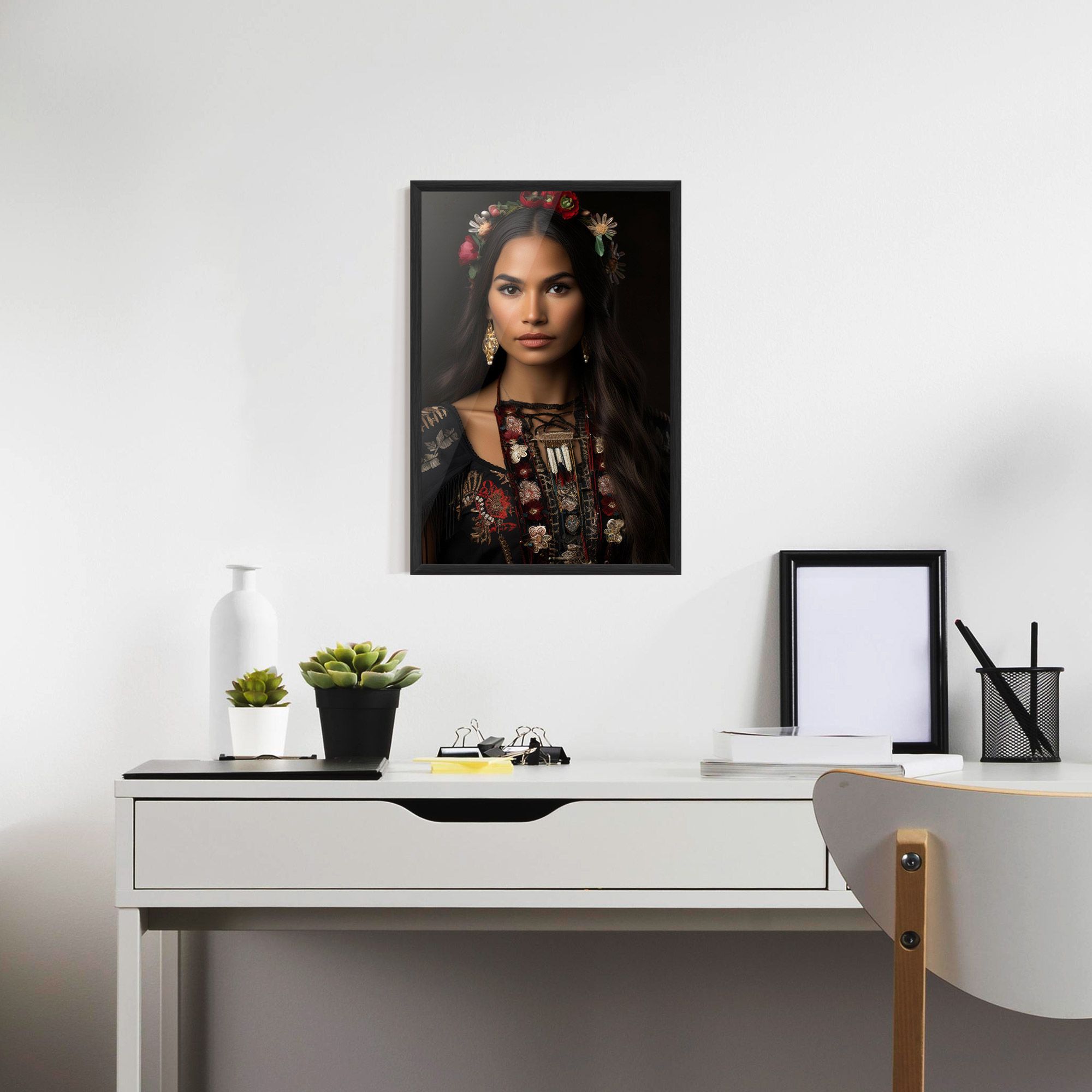 Native American Long Hair mockup 7