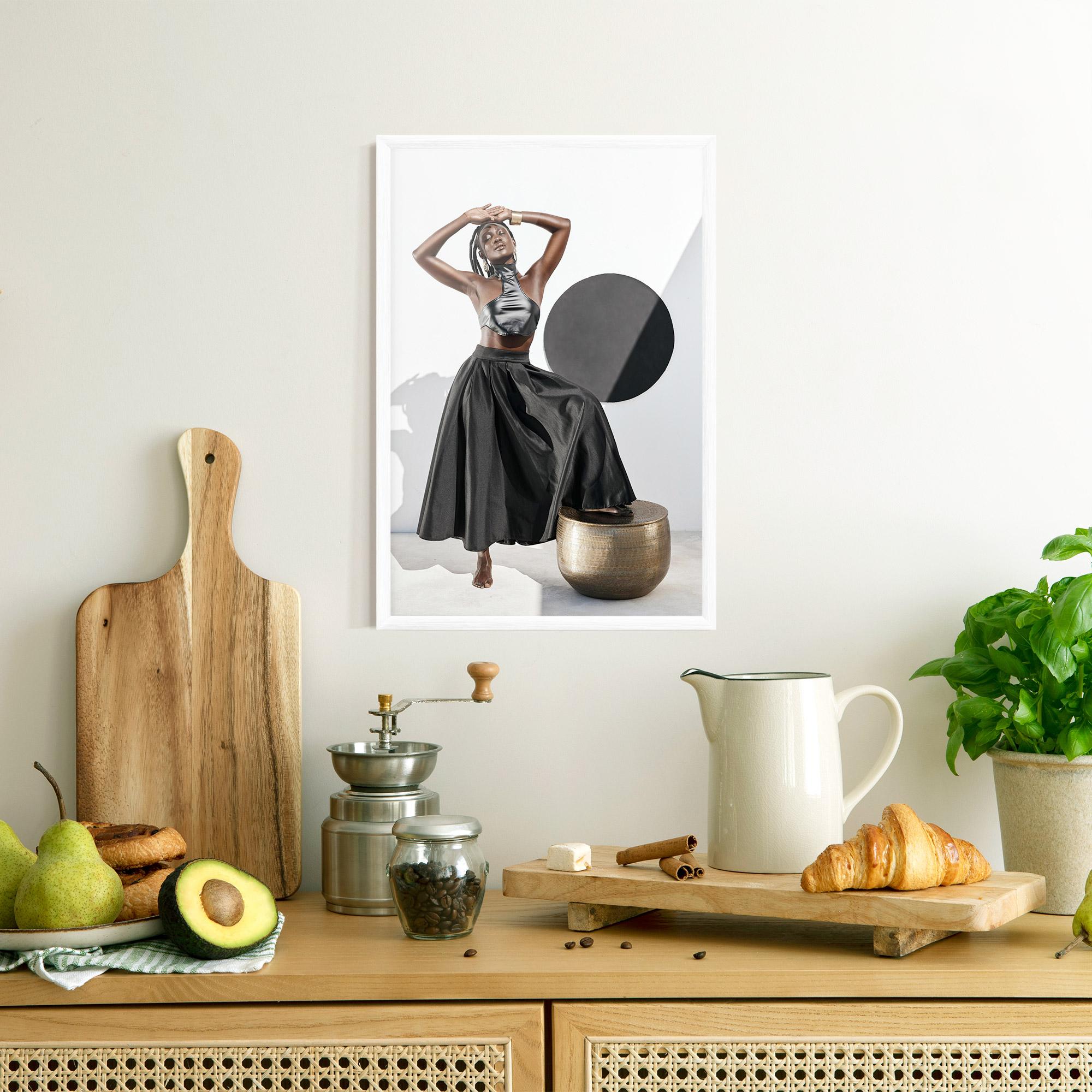 Gerahmte Poster Confidence Queen mockup 8