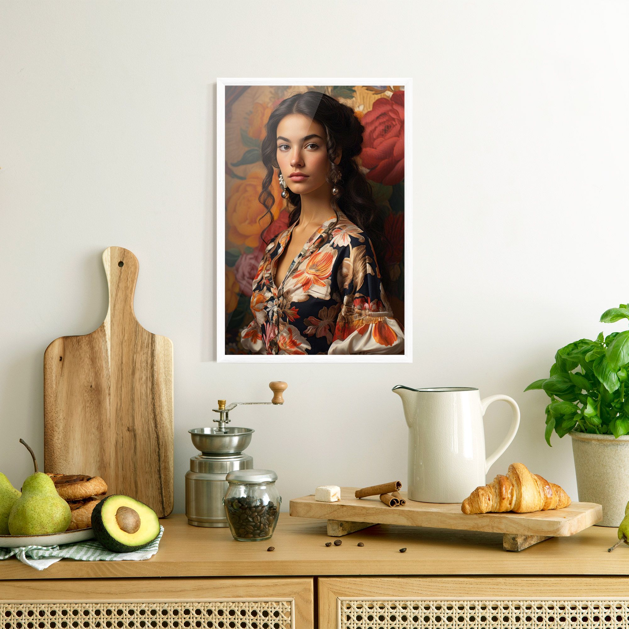 Floral Dress Lady mockup 8