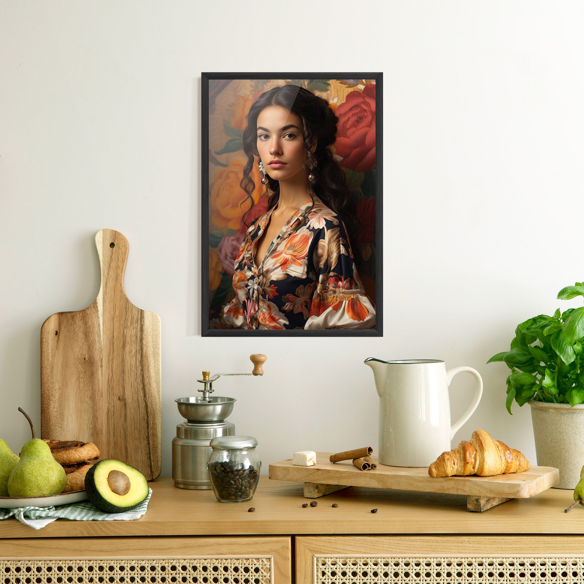 Floral Dress Lady mockup 8