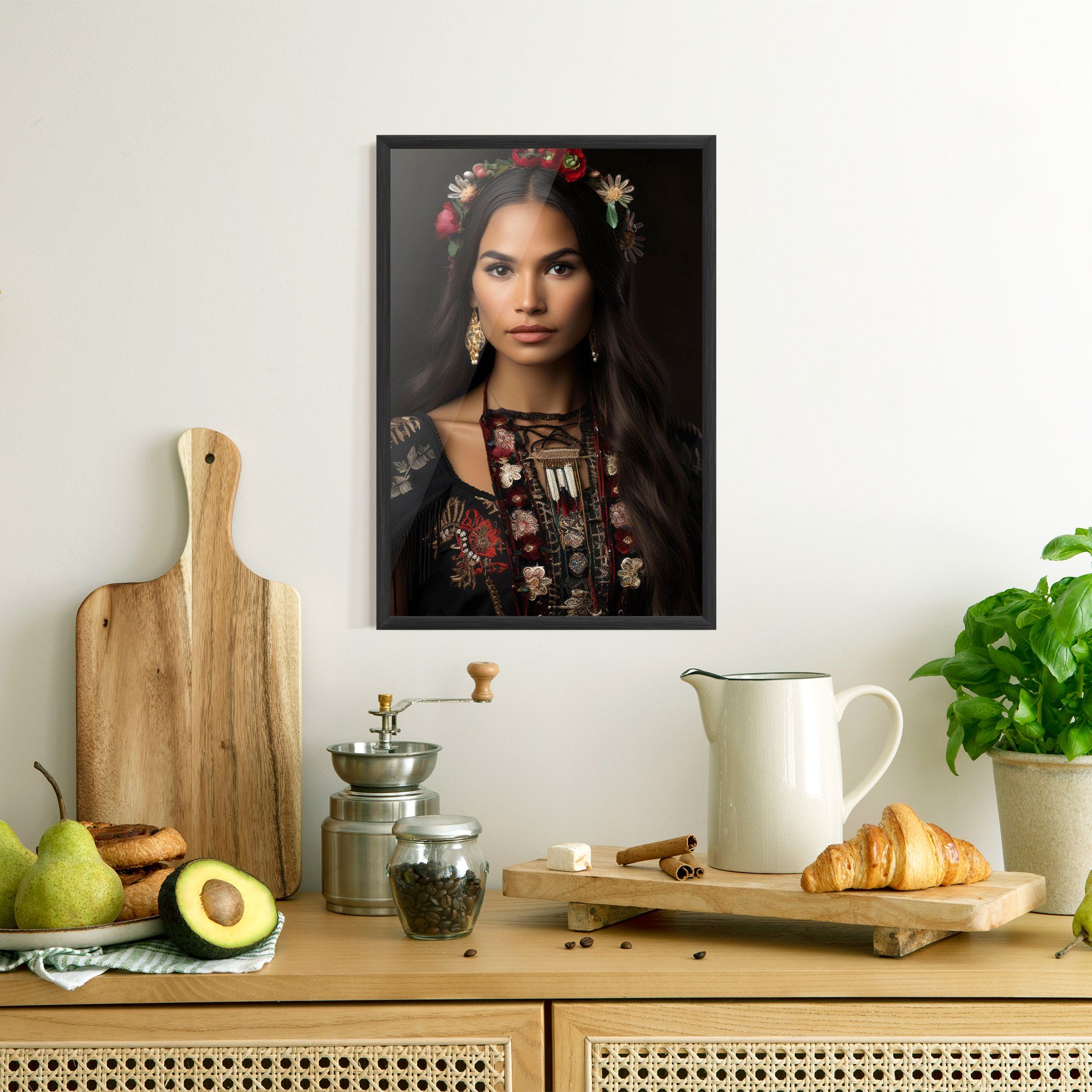 Native American Long Hair mockup 8