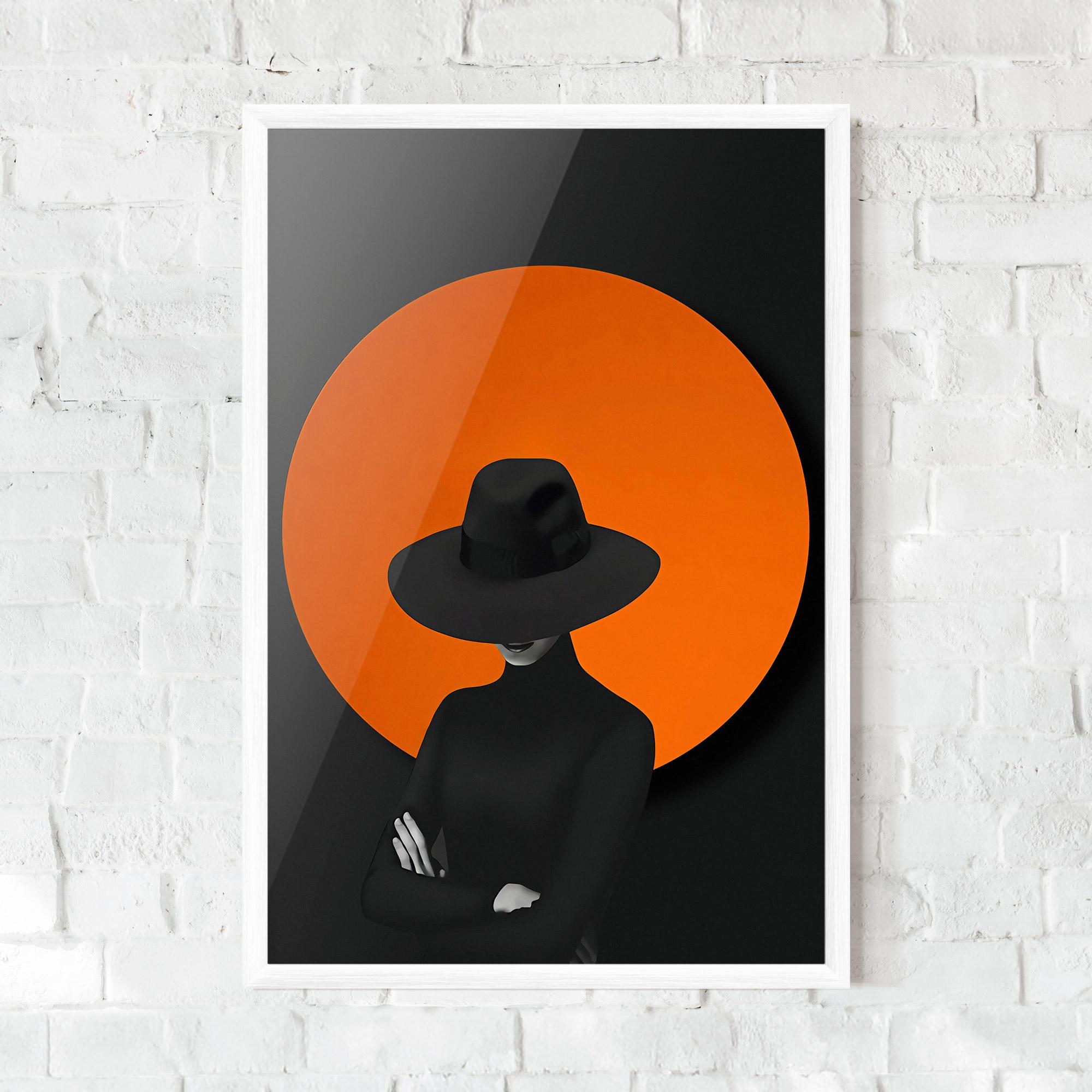 Gerahmte Poster Black Fashion mockup 0