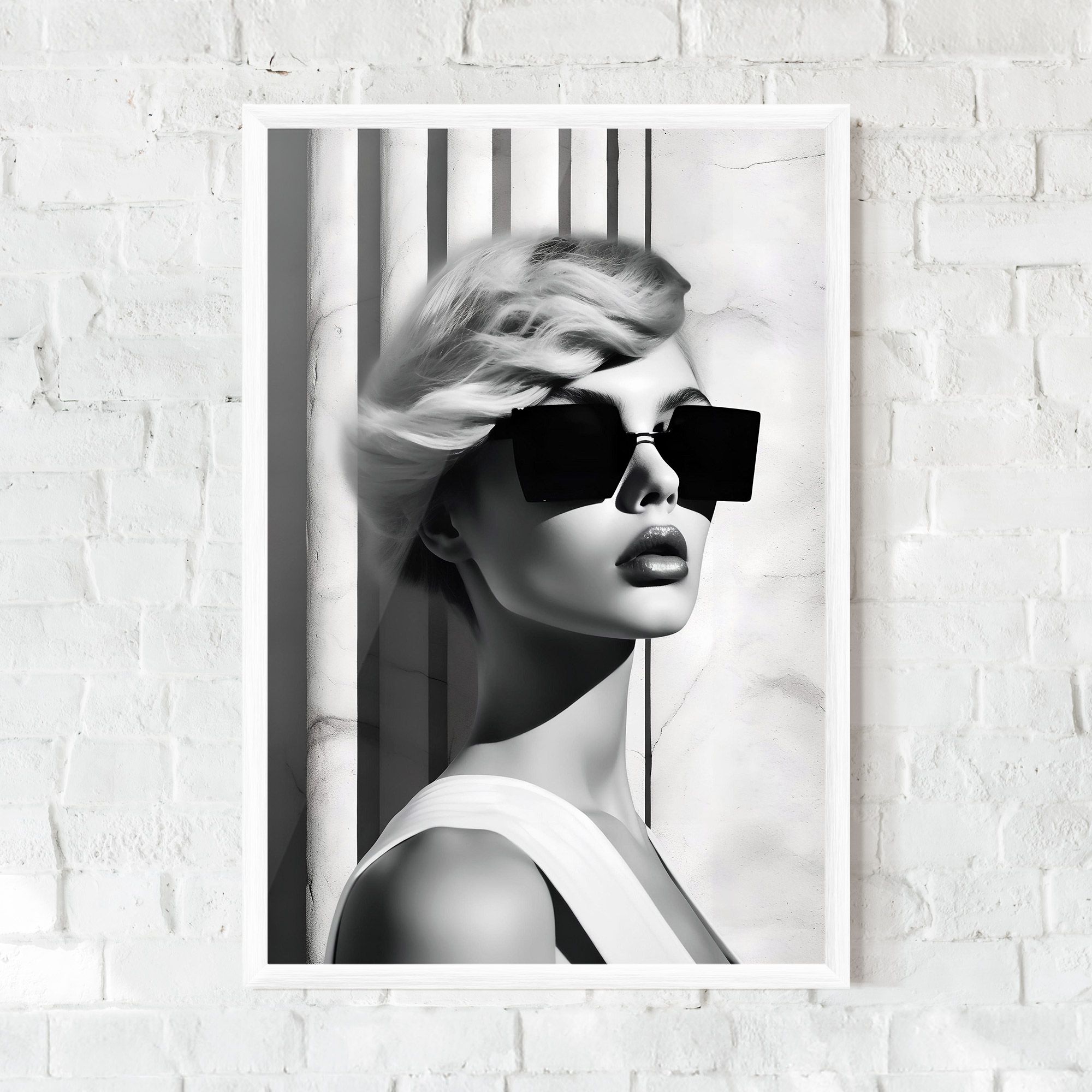 Fashion Woman Glasses mockup 0