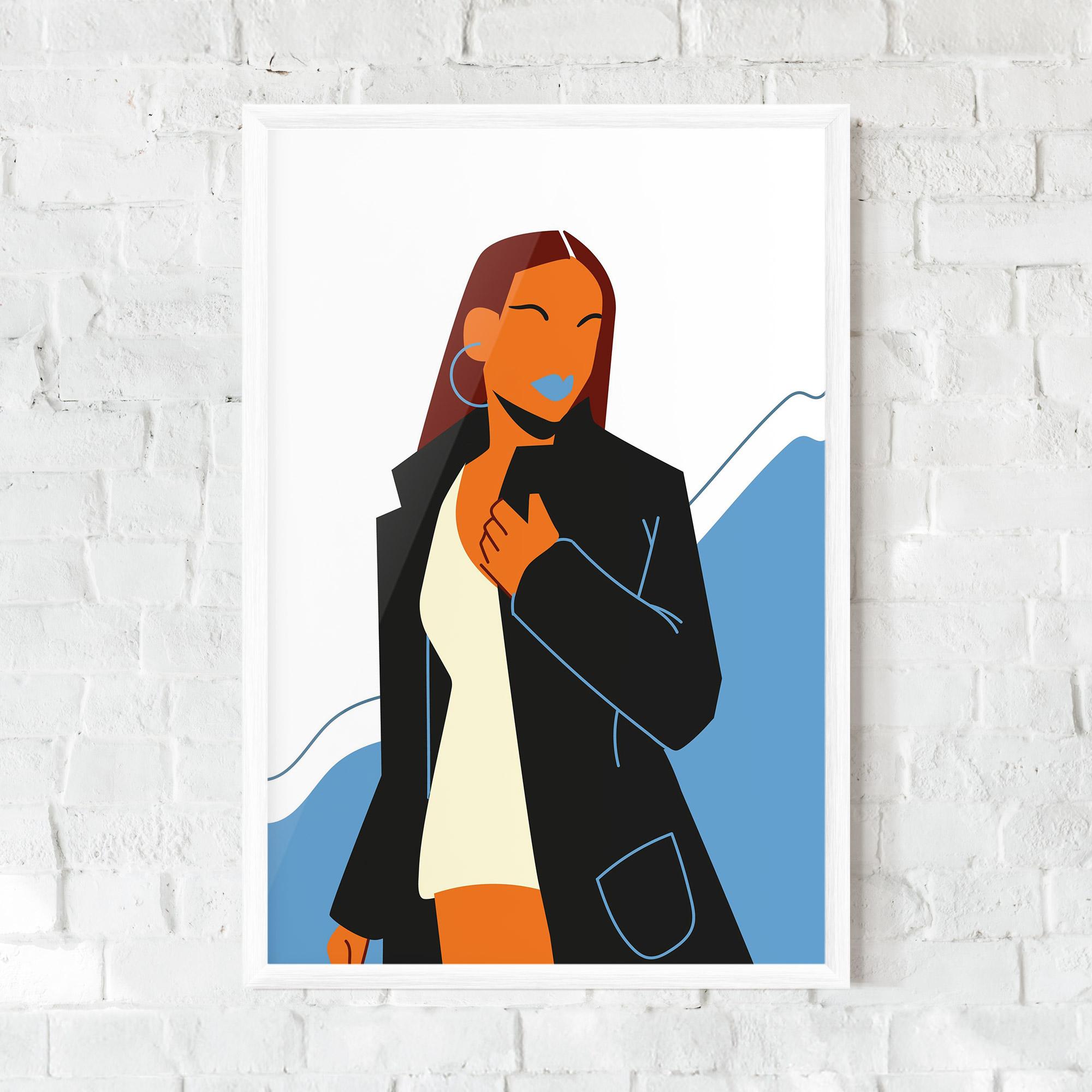 Gerahmte Poster Modern Fashion Set_2 mockup 0