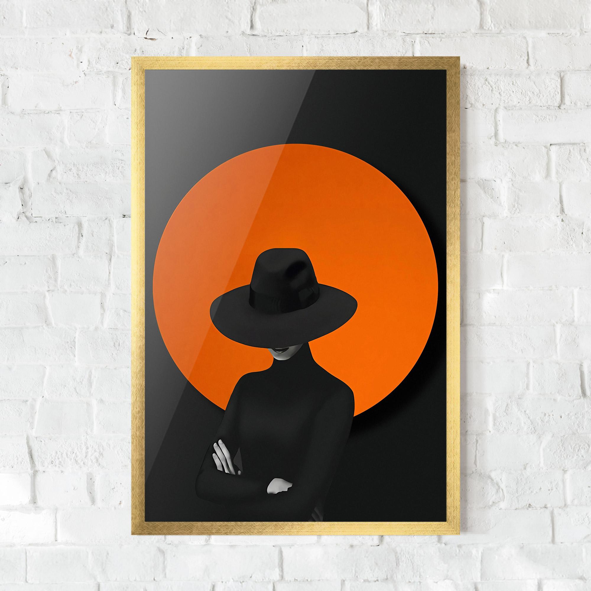 Gerahmte Poster Black Fashion mockup 0