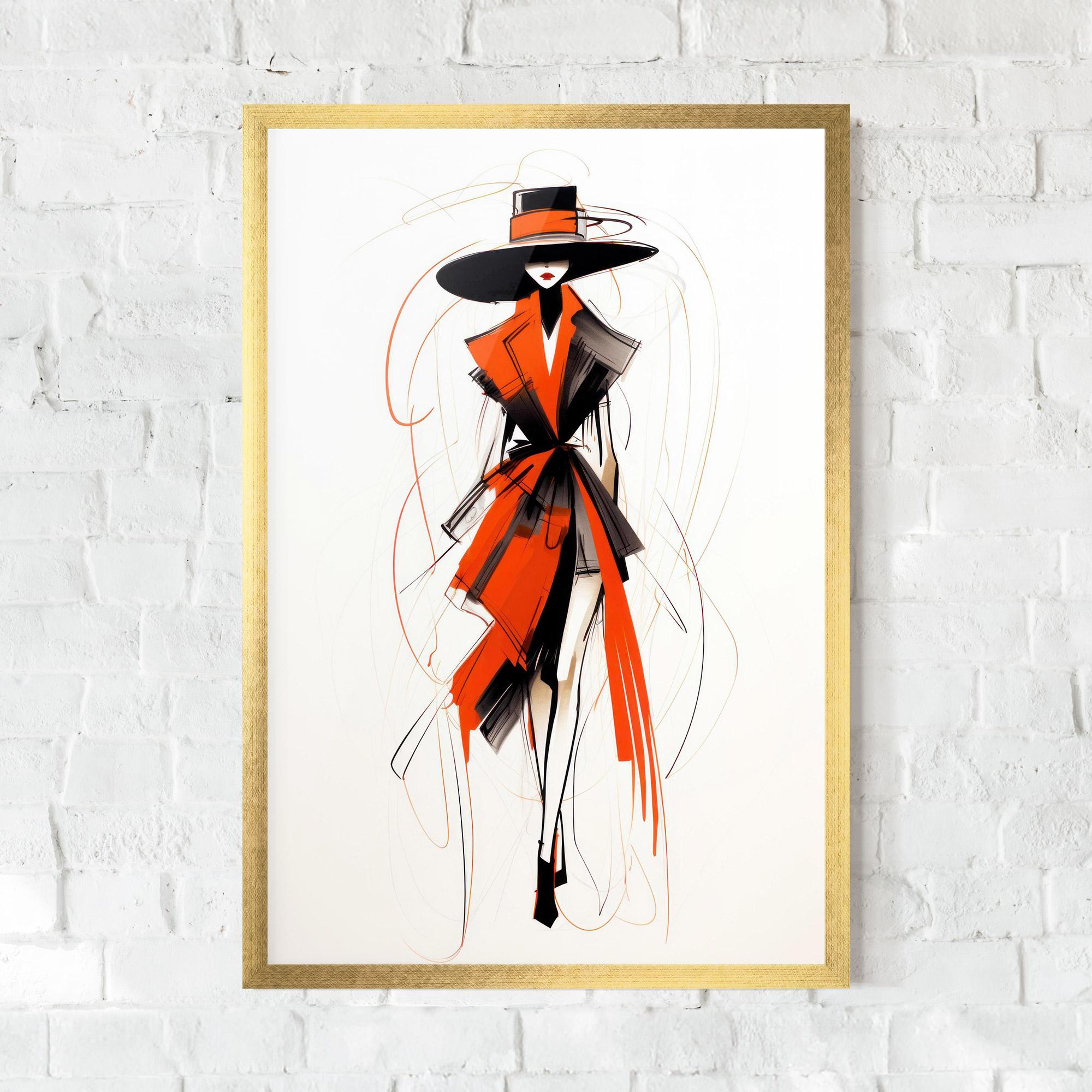 Gerahmte Poster Handdrawn Doodle mockup 0