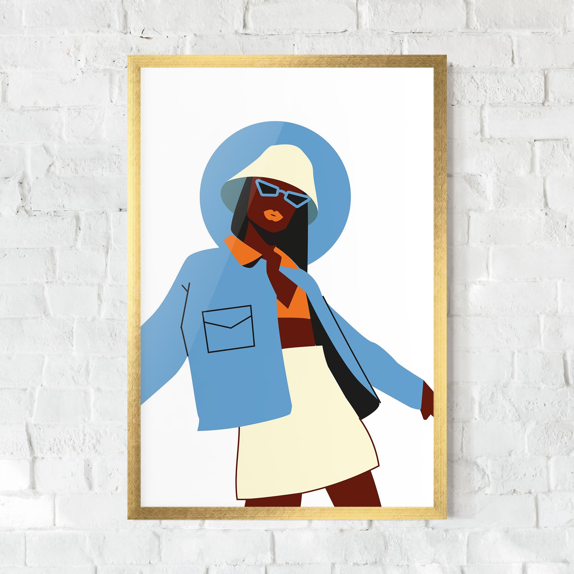 Gerahmte Poster Modern Fashion Set_3 mockup 0