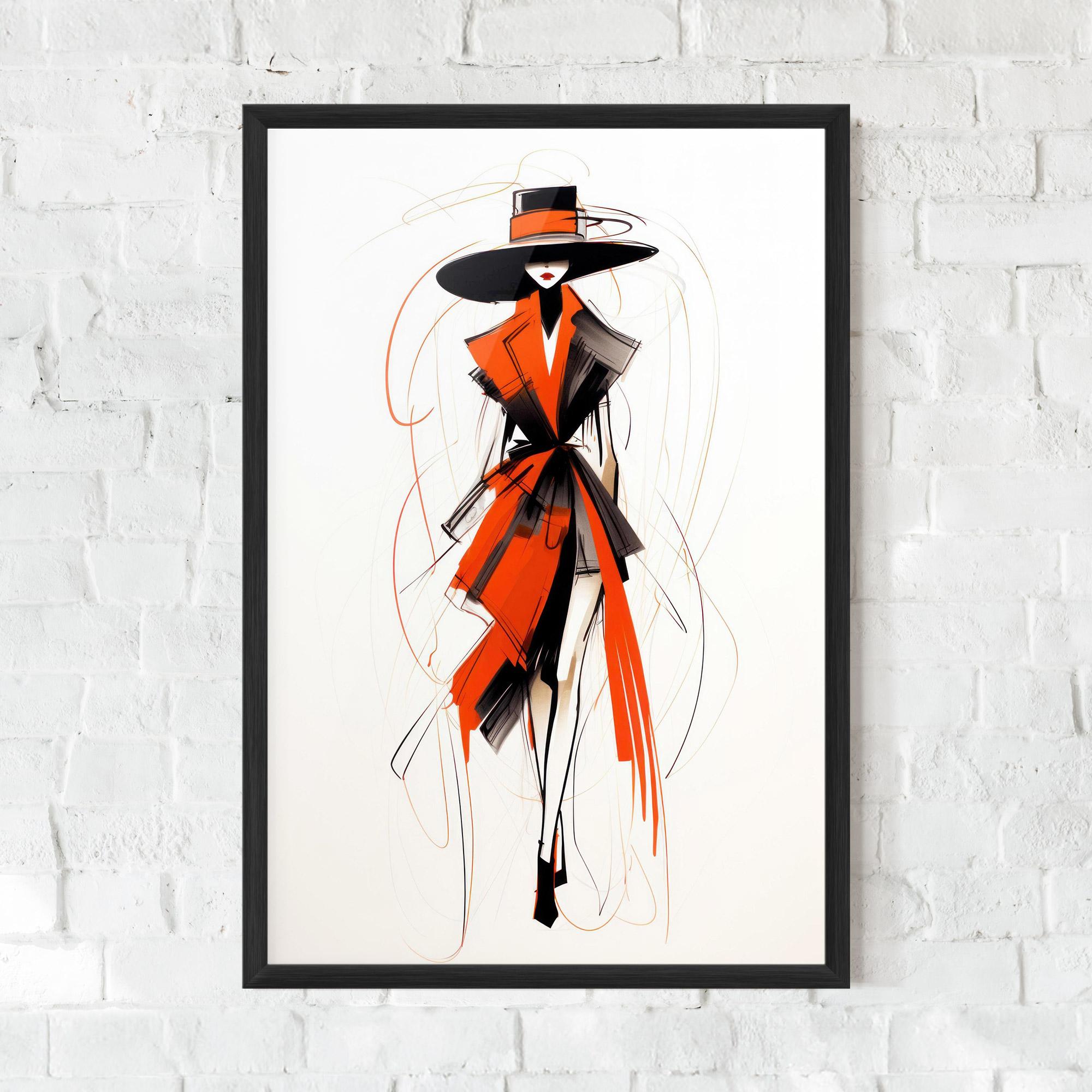 Gerahmte Poster Handdrawn Doodle mockup 0