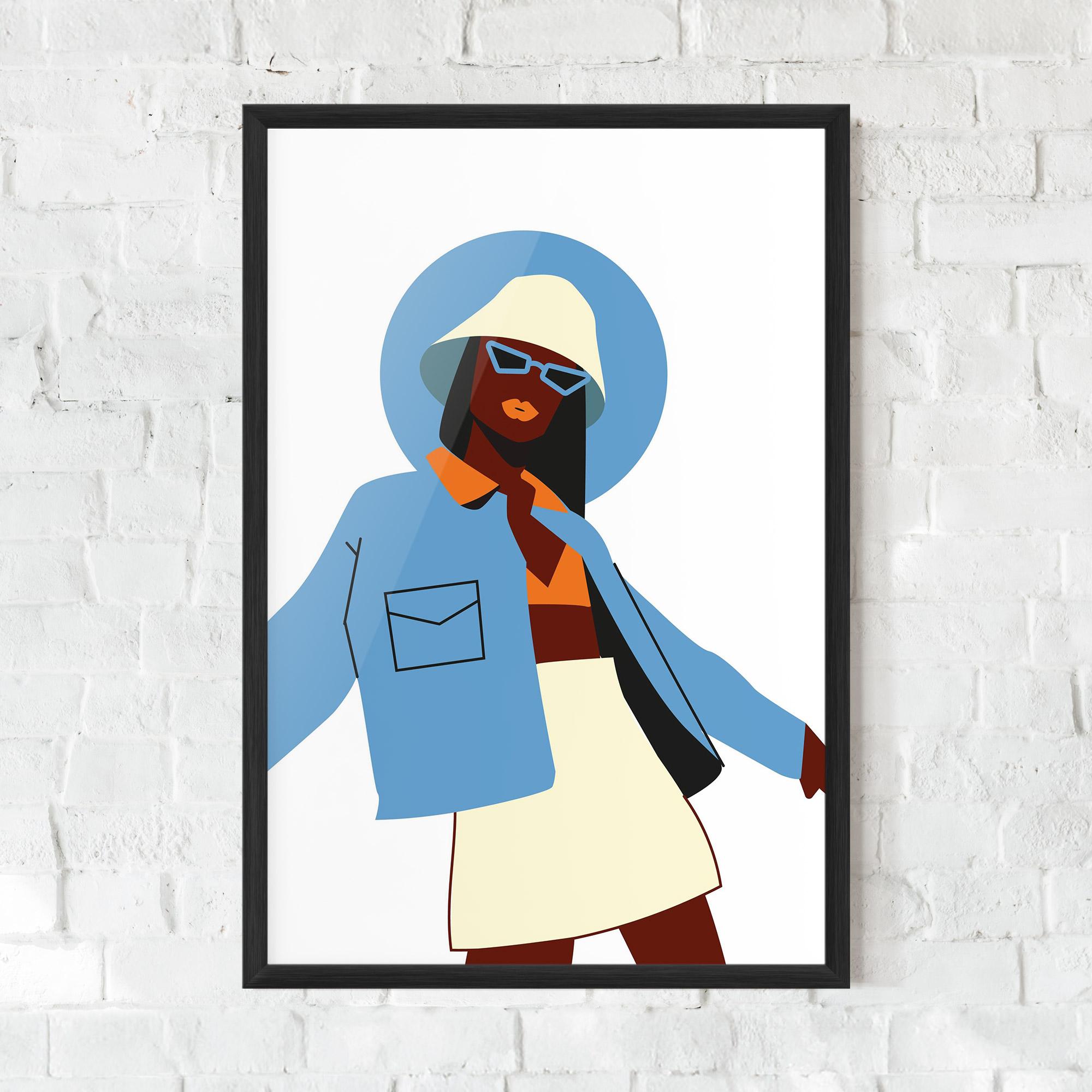 Gerahmte Poster Modern Fashion Set_3 mockup 0