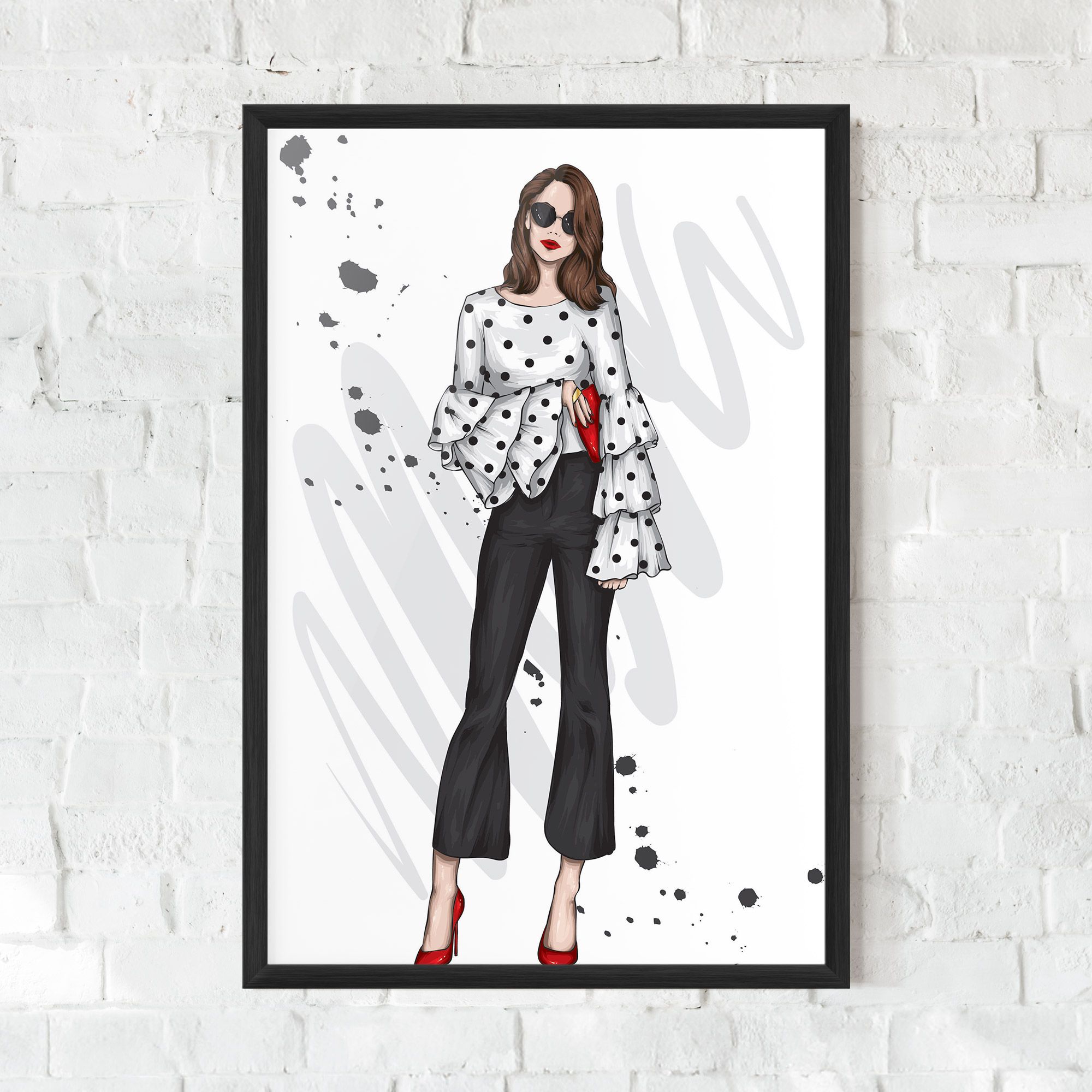 Pretty Woman In White mockup 0