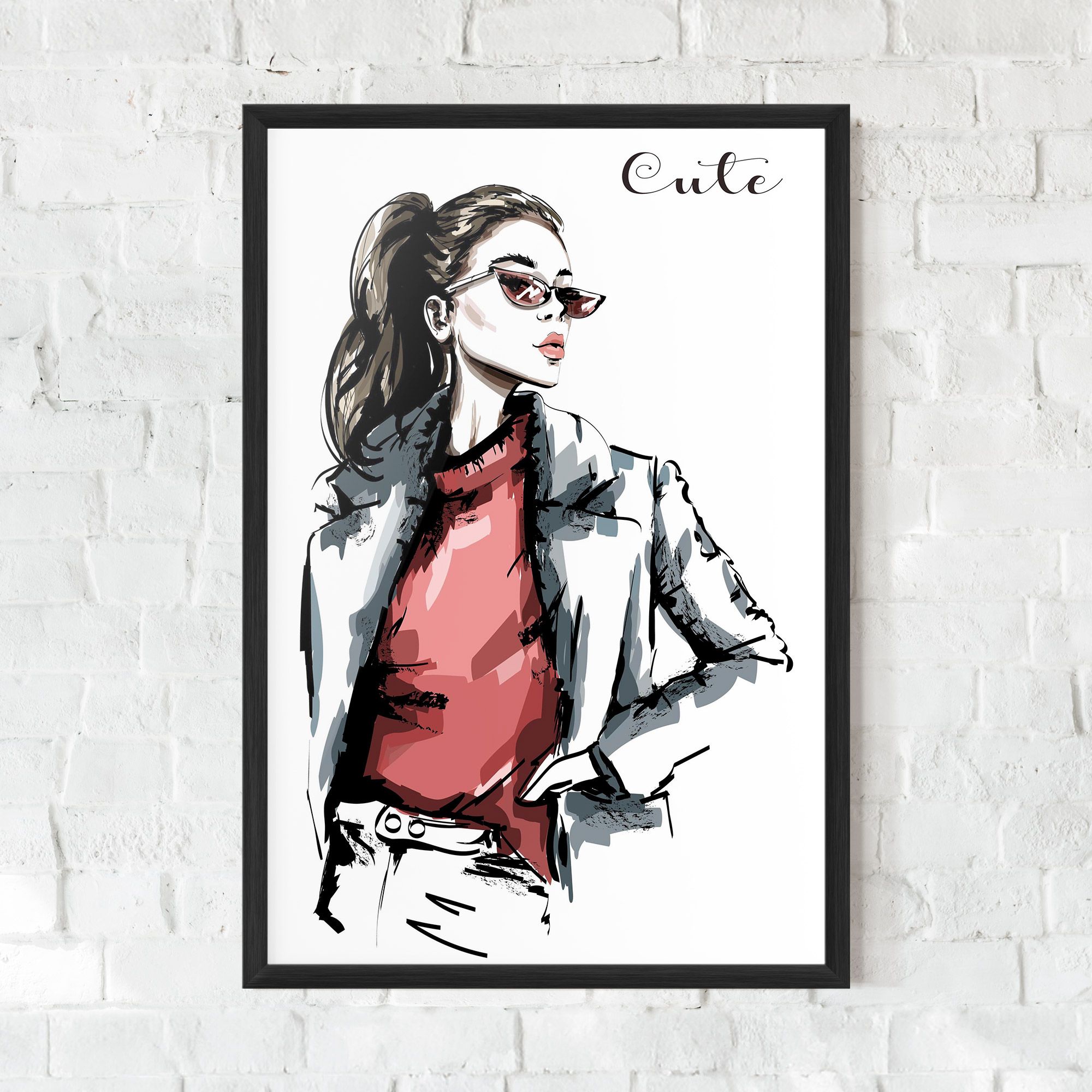 Woman Feeling Cute mockup 0