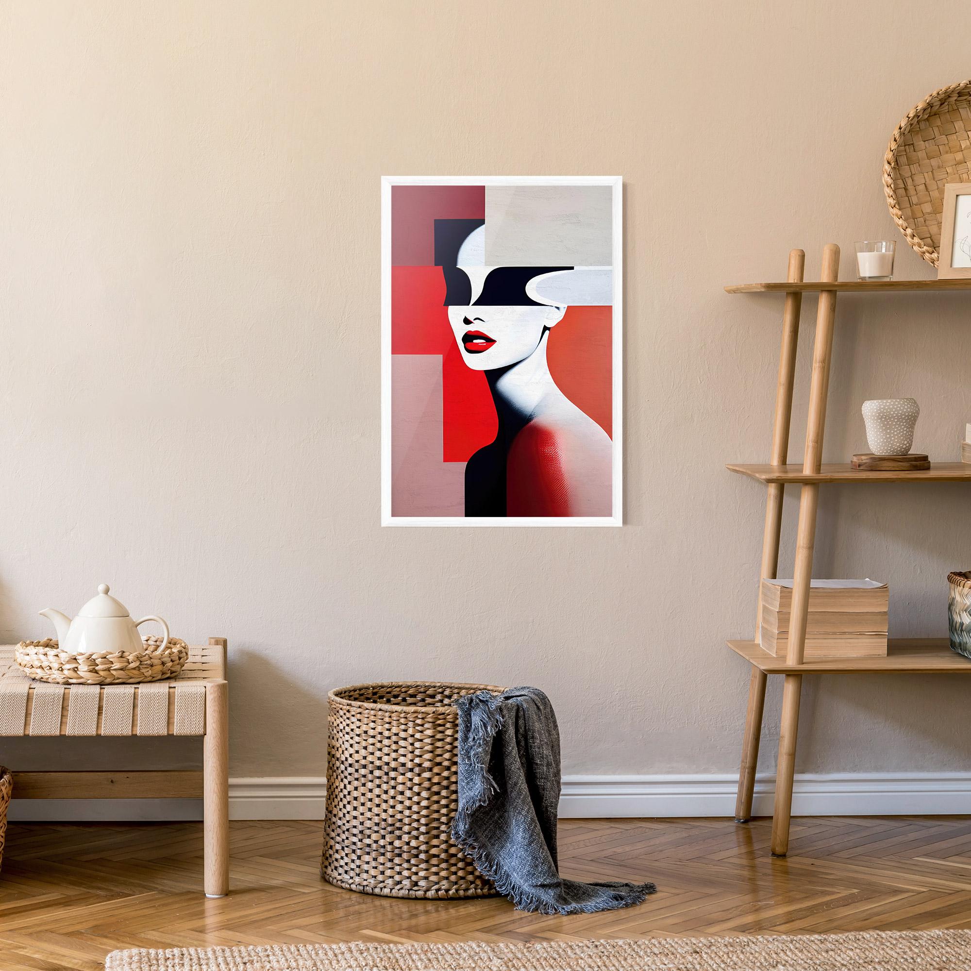 Gerahmte Poster Interesting Woman Art mockup 9