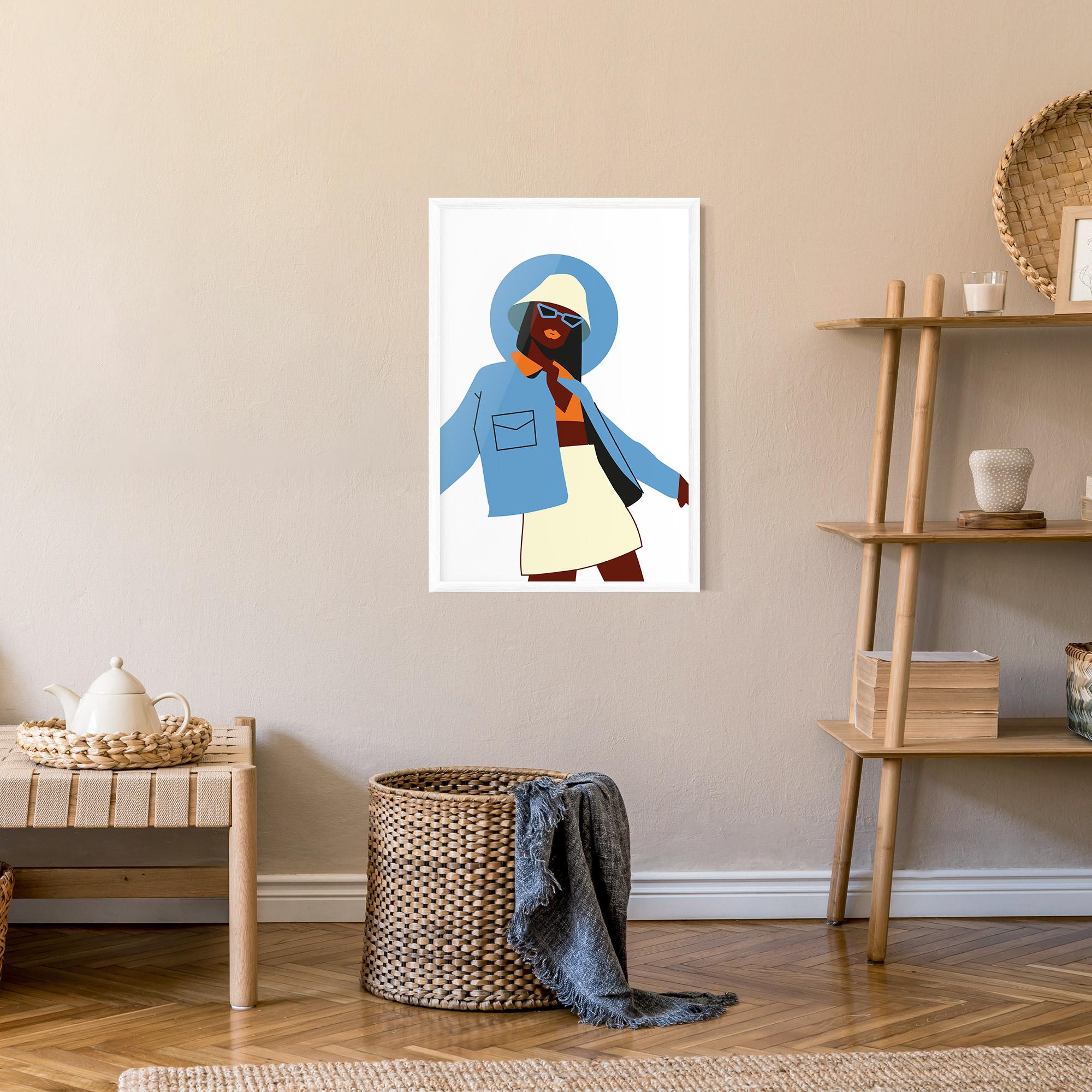 Gerahmte Poster Modern Fashion Set_3 mockup 9