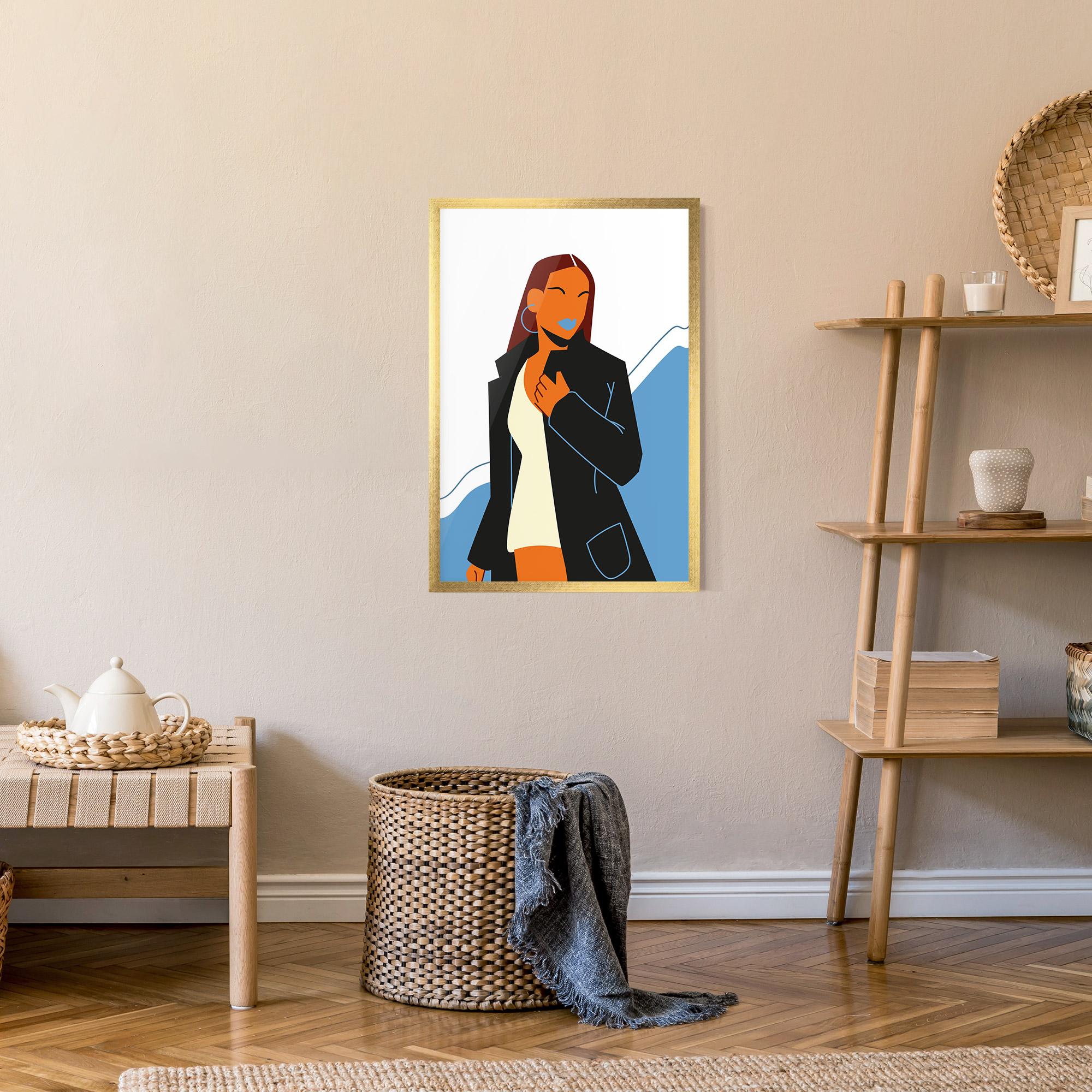 Gerahmte Poster Modern Fashion Set_2 mockup 9