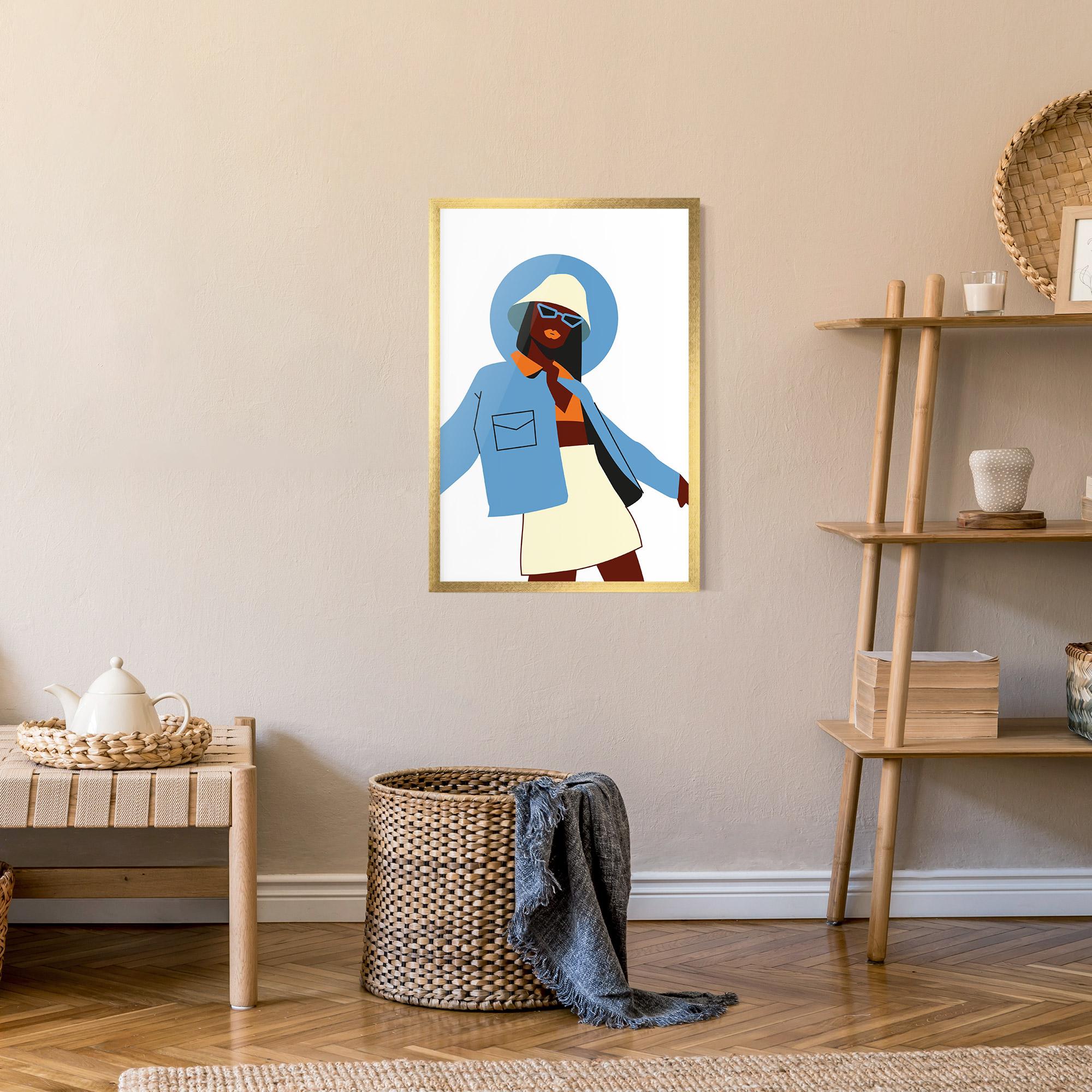 Gerahmte Poster Modern Fashion Set_3 mockup 9