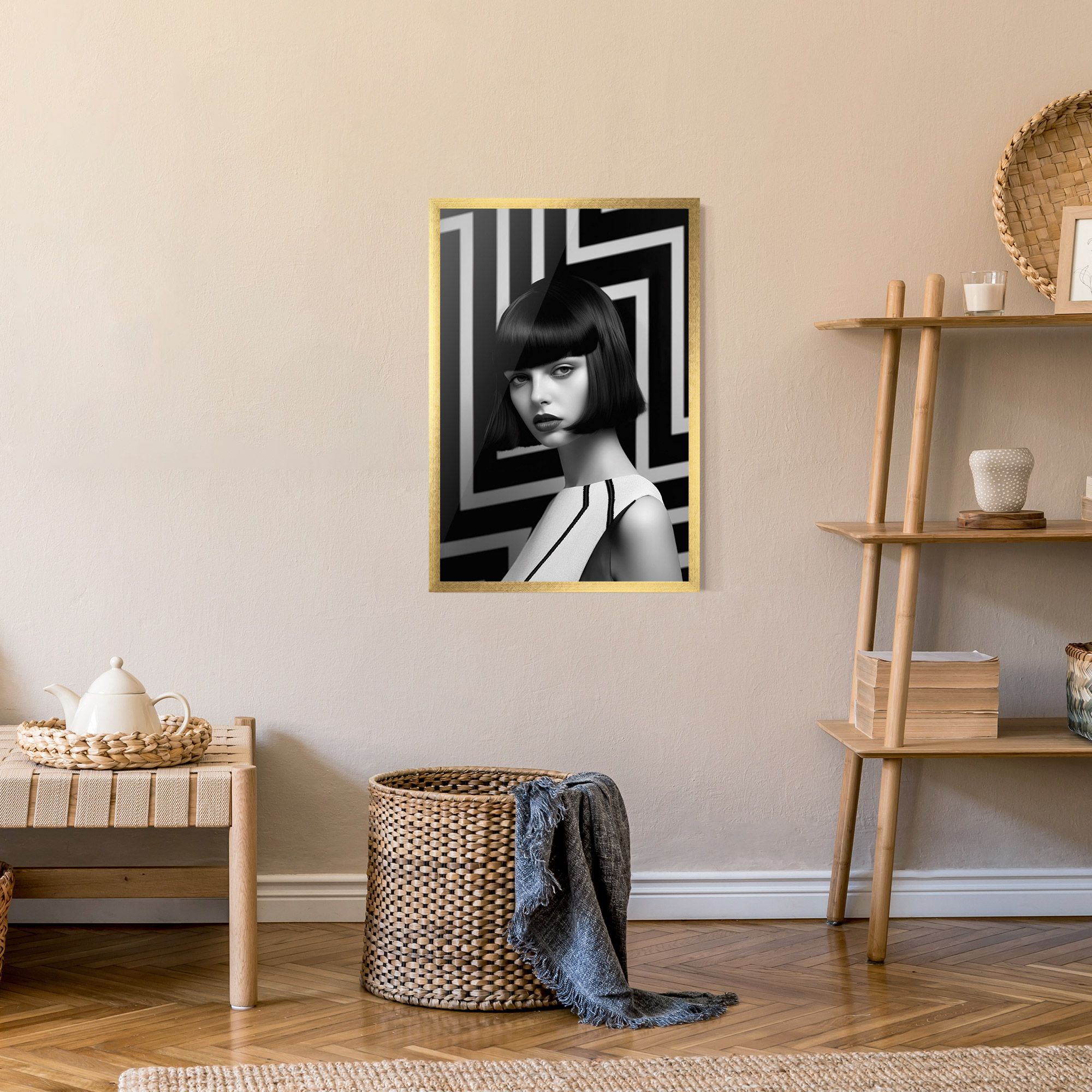 Woman Abstract Art mockup 9