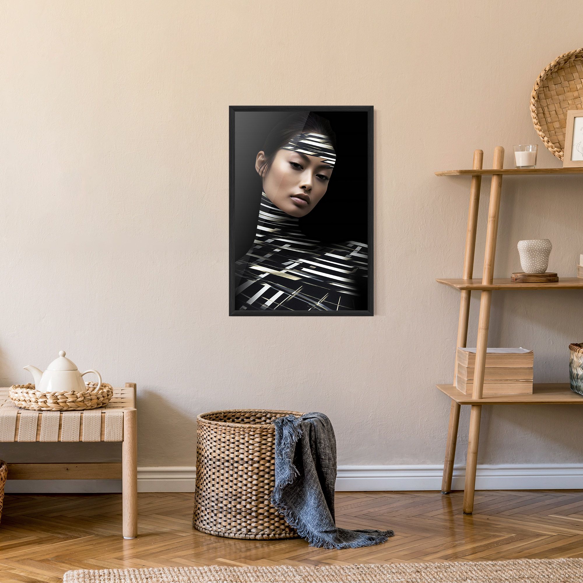 Futuristic Make Up Woman mockup 9