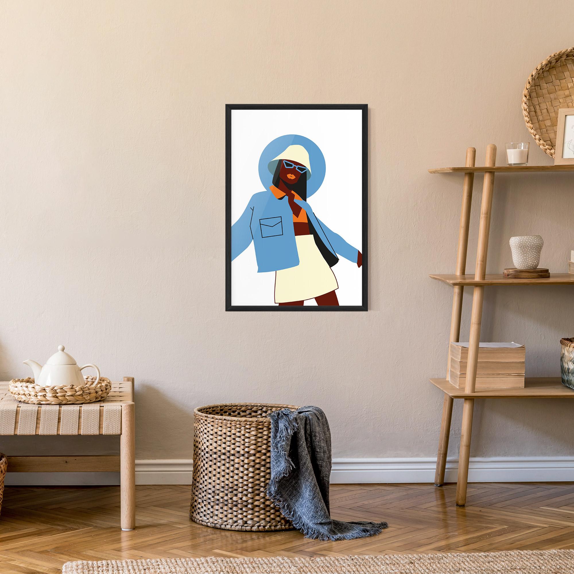 Gerahmte Poster Modern Fashion Set_3 mockup 9