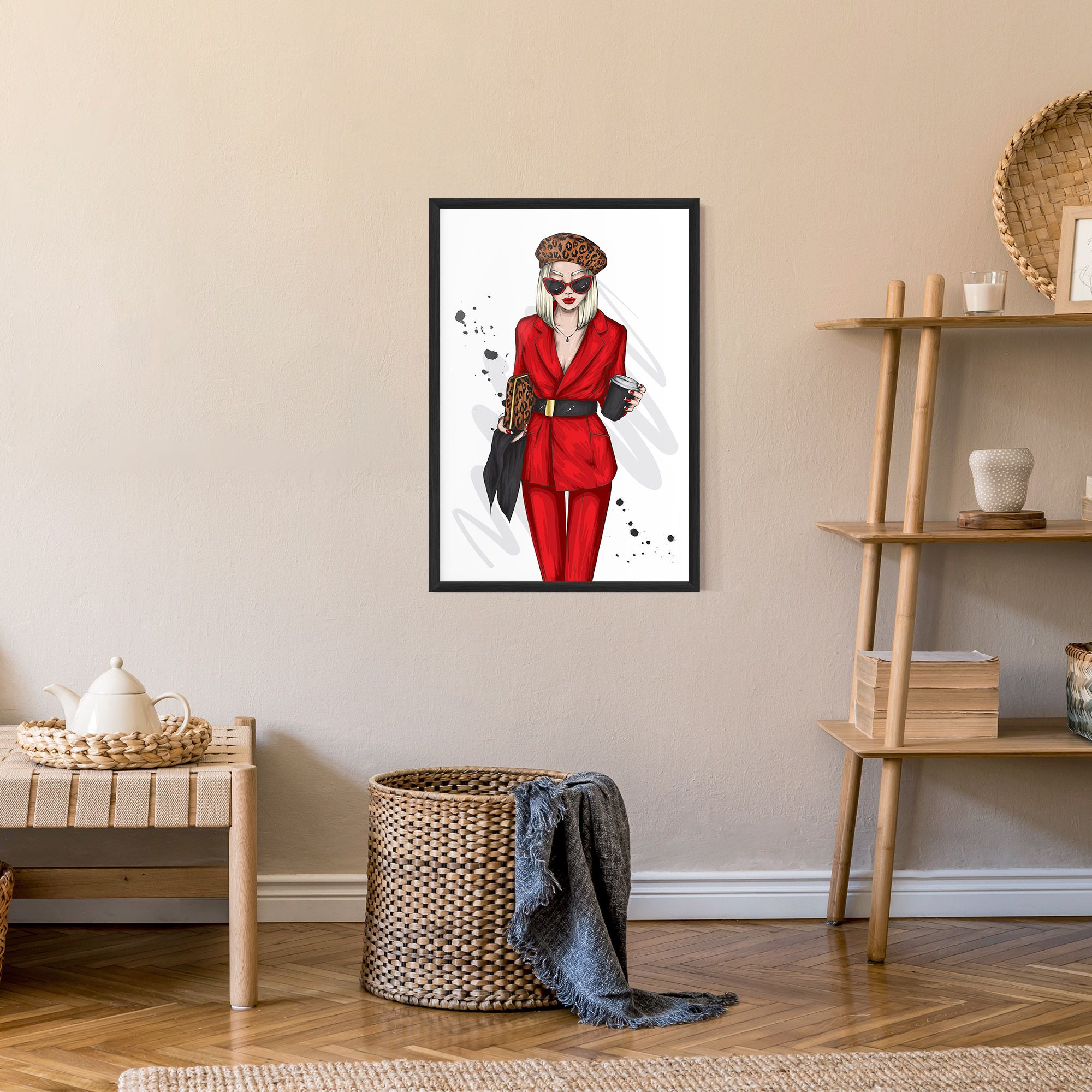 Red Suit Woman mockup 9
