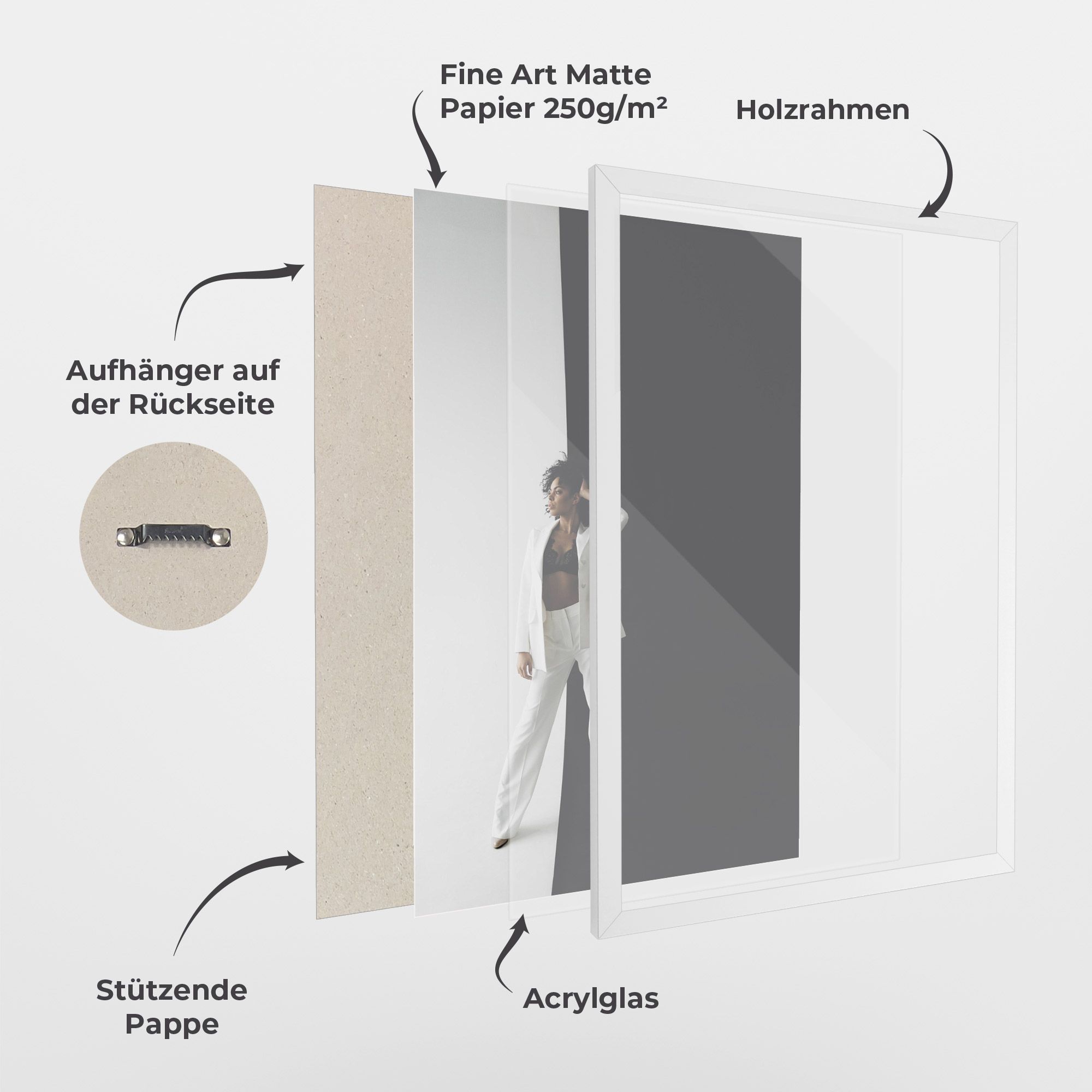 African Girl White Outfit mockup 1