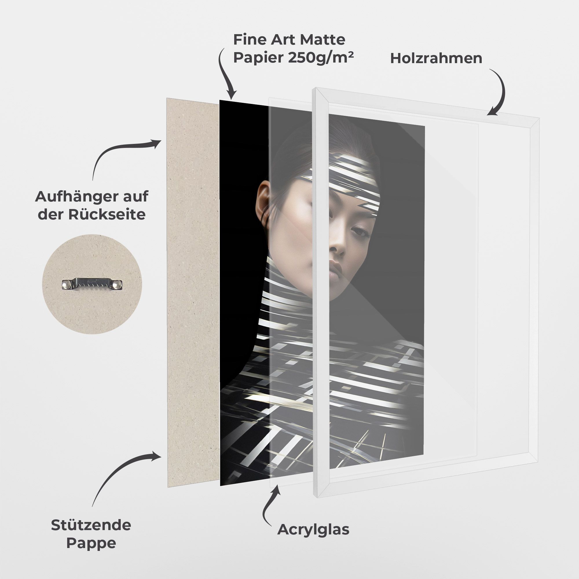 Futuristic Make Up Woman mockup 1