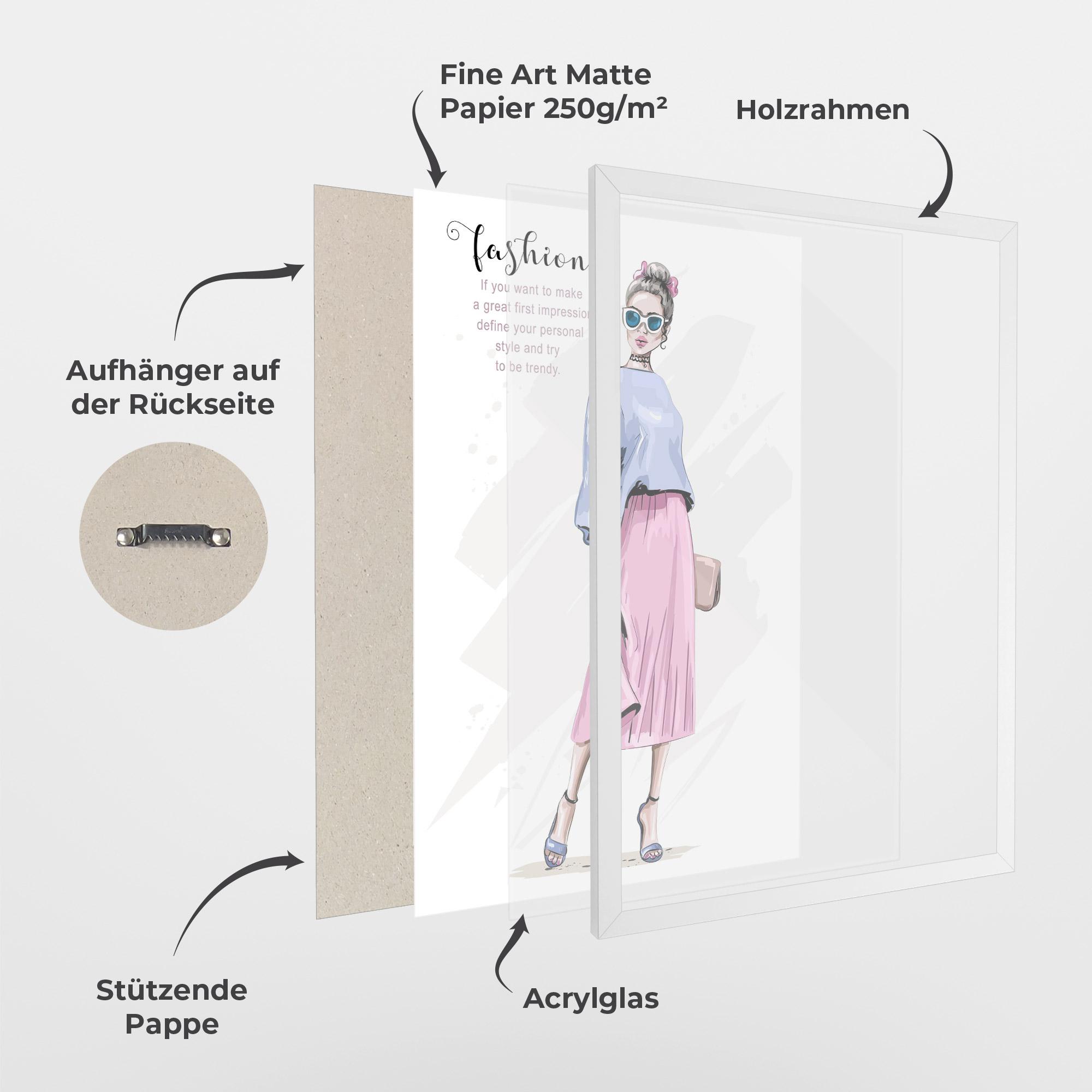 Gerahmte Poster Great Impression mockup 1