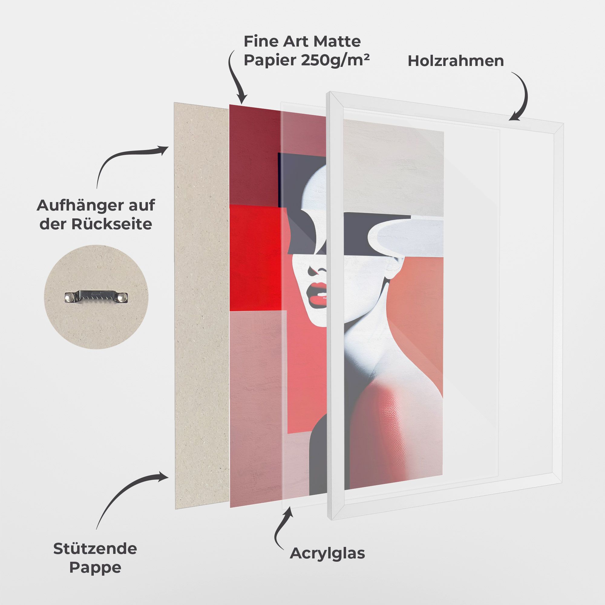 Interesting Woman Art mockup 1